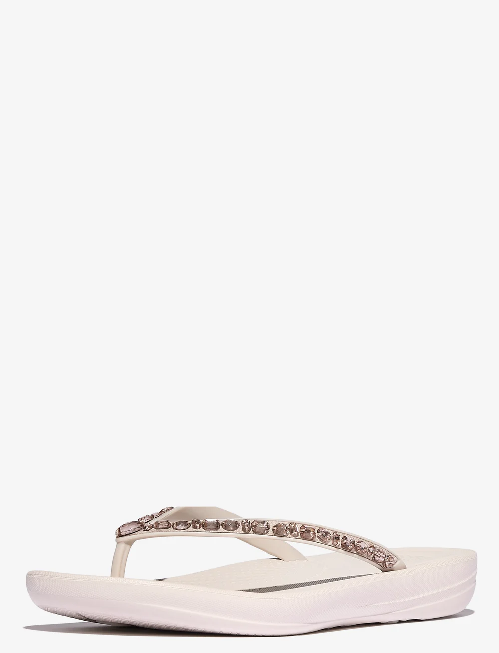FitFlop - iQUSHION MULTI-CRYSTAL ERGONOMIC FLIP-FLOPS - kontsata sandaalid - nude rose - 4