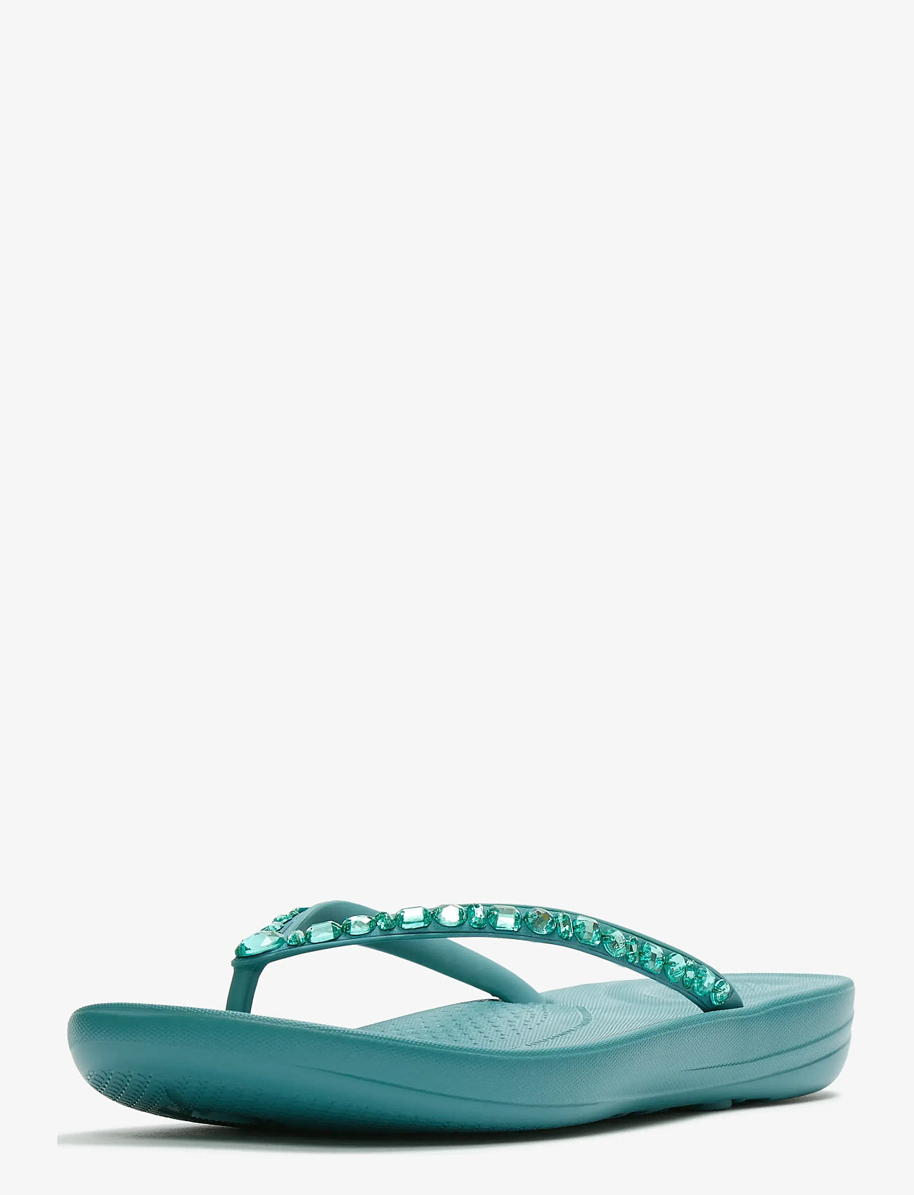 FitFlop - IQUSHION ERGONOMIC MULTI-CRYSTAL FLIP-FLOPS - klipklapper - teal - 3