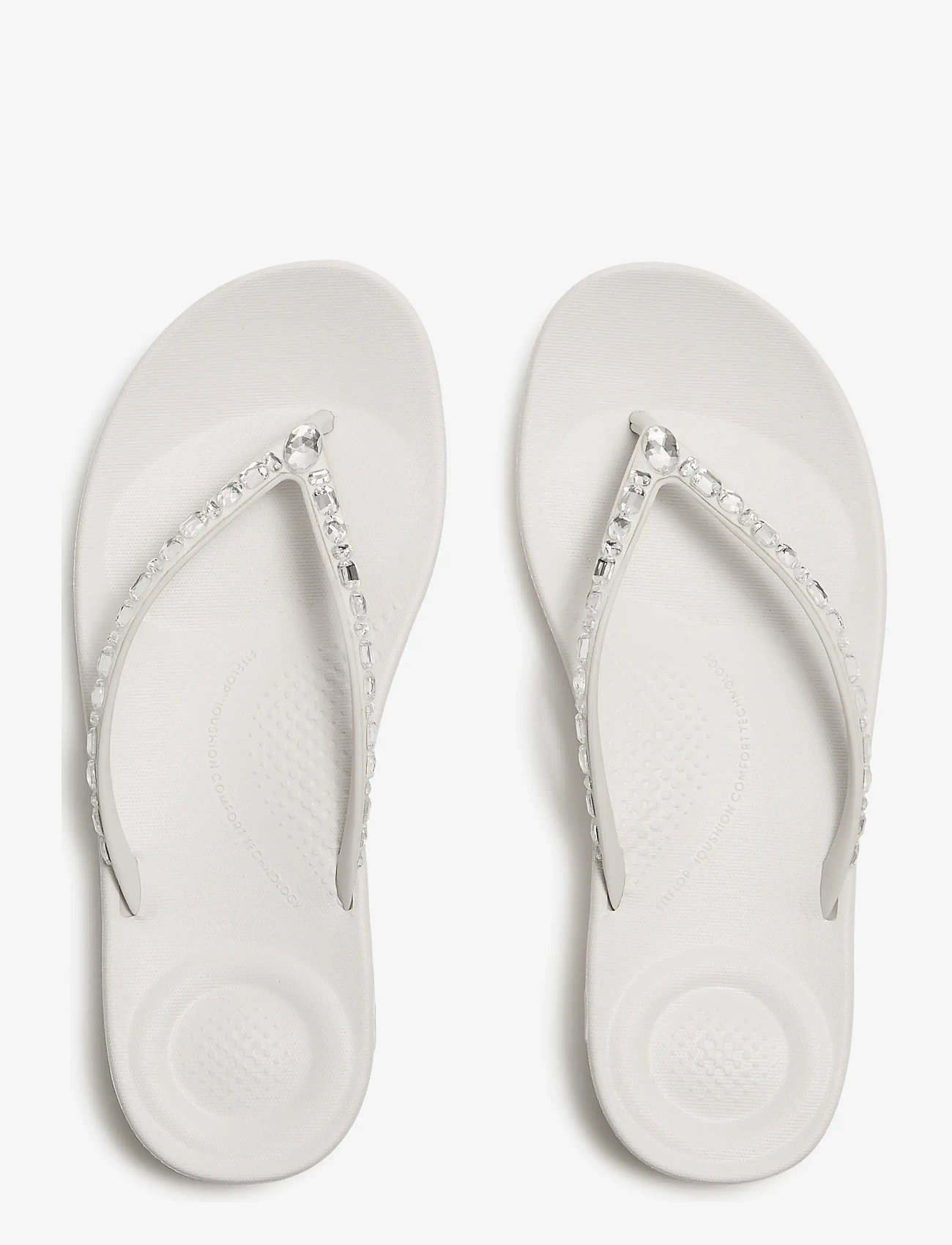 FitFlop - IQUSHION ERGONOMIC MULTI-CRYSTAL FLIP-FLOPS - flip flops - urban white - 2