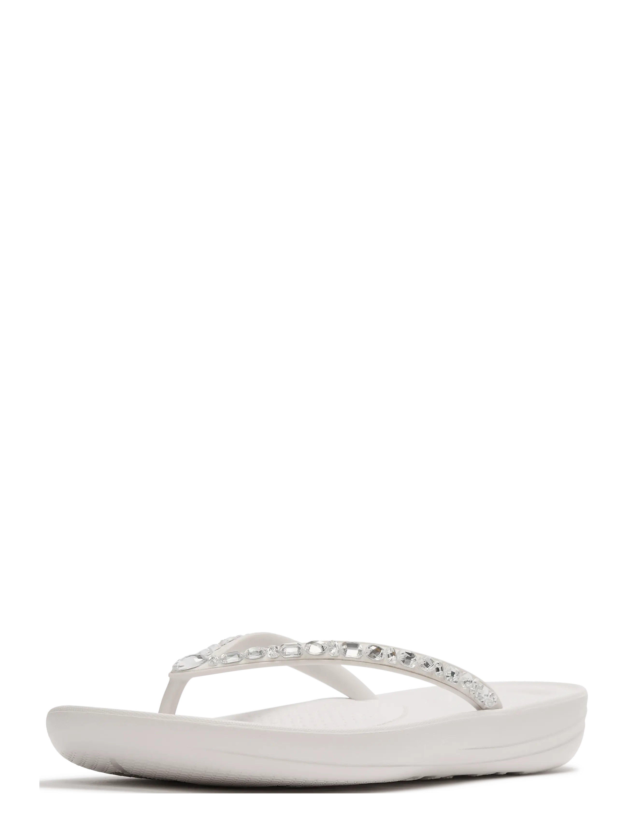 FitFlop - IQUSHION ERGONOMIC MULTI-CRYSTAL FLIP-FLOPS - flip flops - urban white - 3