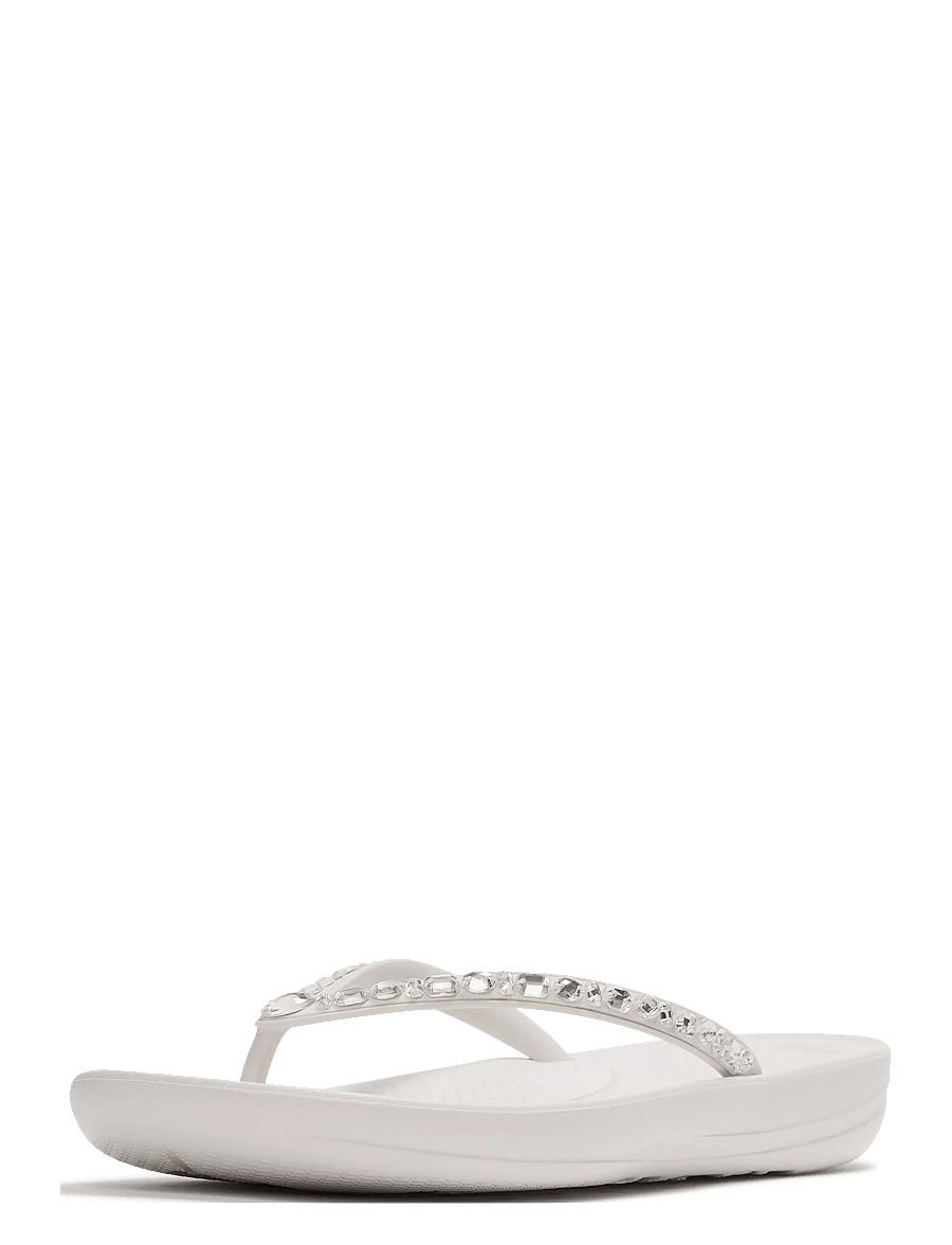 FitFlop - IQUSHION ERGONOMIC MULTI-CRYSTAL FLIP-FLOPS - flip flops - urban white - 3