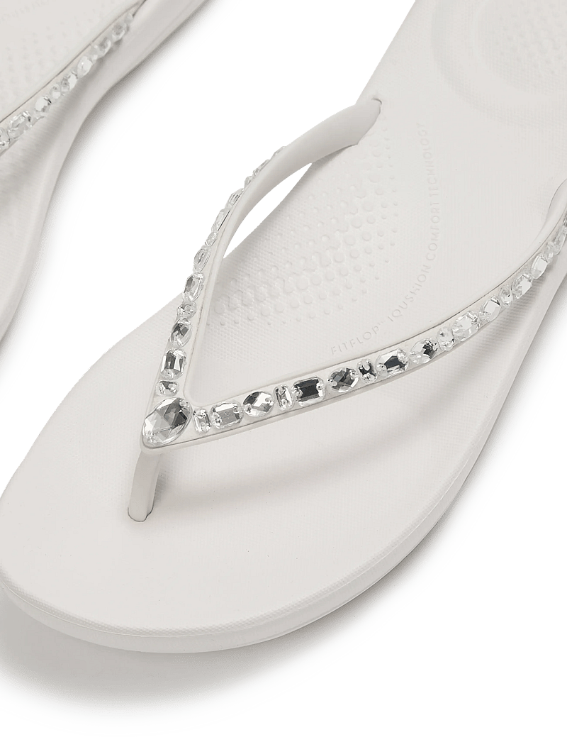 FitFlop - IQUSHION ERGONOMIC MULTI-CRYSTAL FLIP-FLOPS - flip flops - urban white - 4