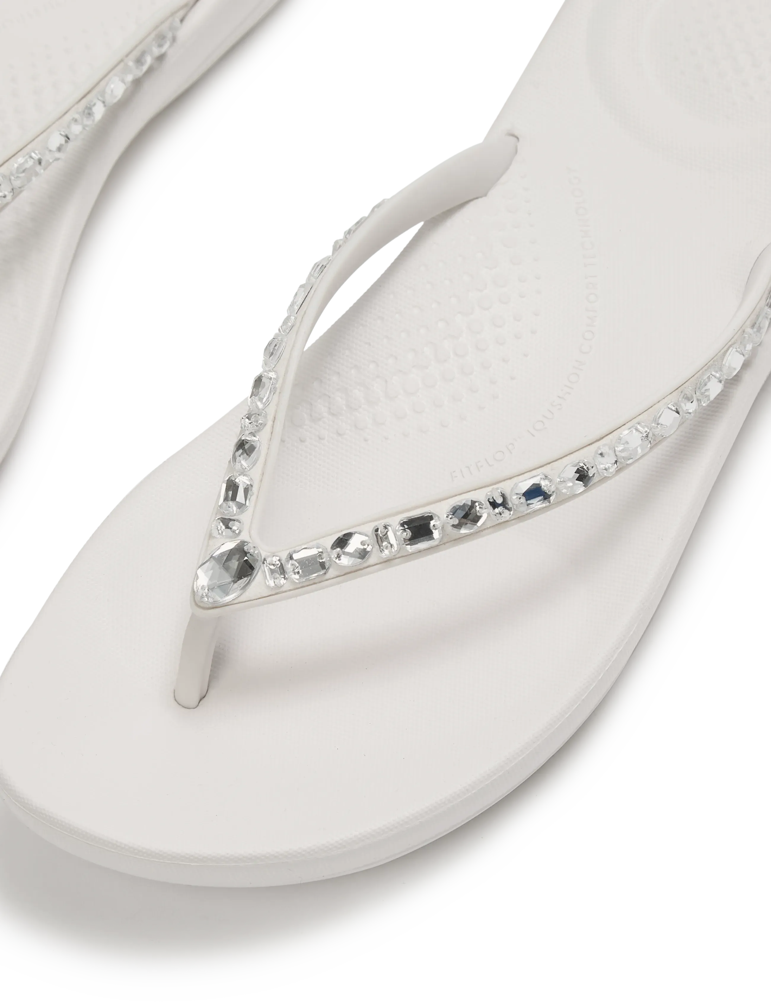 FitFlop - IQUSHION ERGONOMIC MULTI-CRYSTAL FLIP-FLOPS - flip flops - urban white - 4