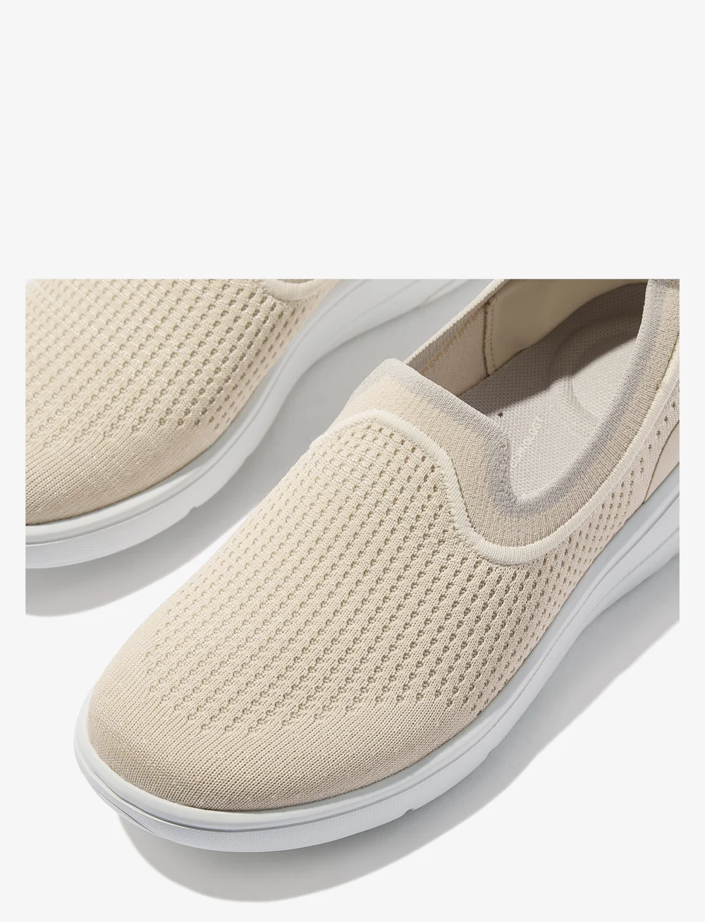 FitFlop - SUPER-Q KNIT SLIP-ONS - slip-on sneakers - paris beige - 3