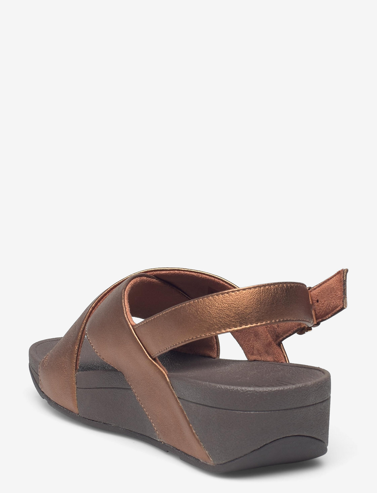 FitFlop - LULU CROSS BACK-STRAP SANDALS - LEATHER - bronze - 2