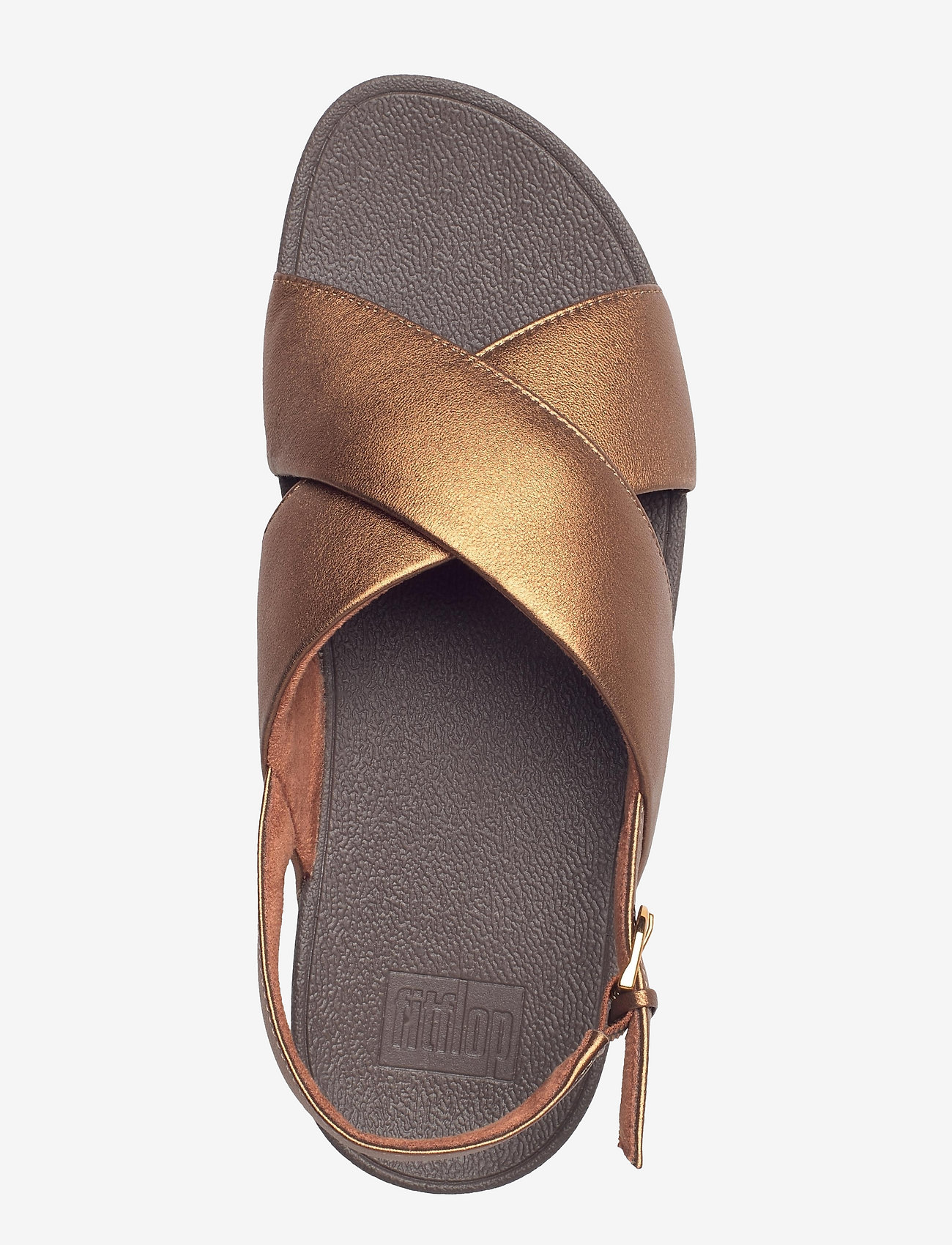 FitFlop - LULU CROSS BACK-STRAP SANDALS - LEATHER - bronze - 3