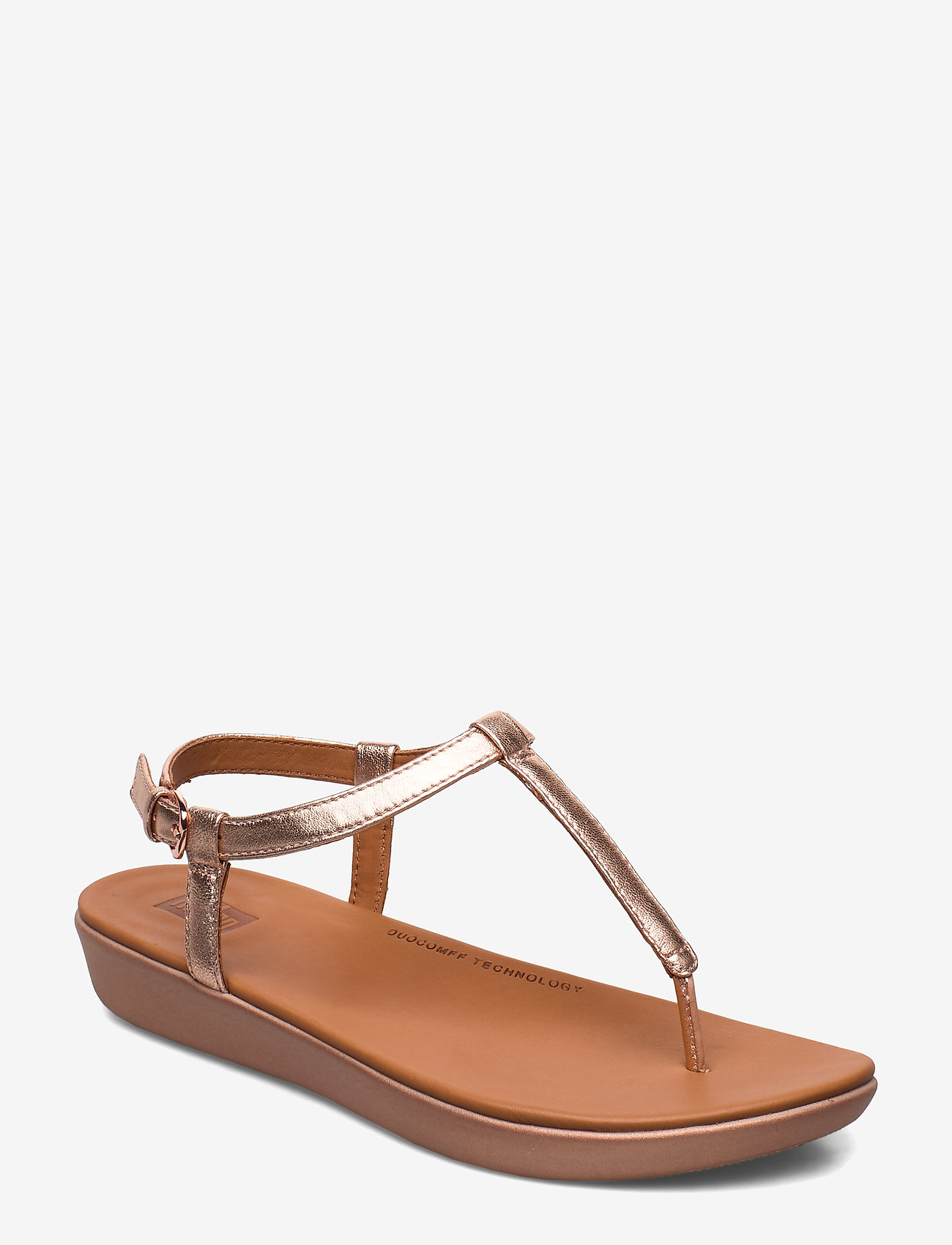 FitFlop - TIA TOE-THONG SANDALS - LEATHER - rose gold - 0