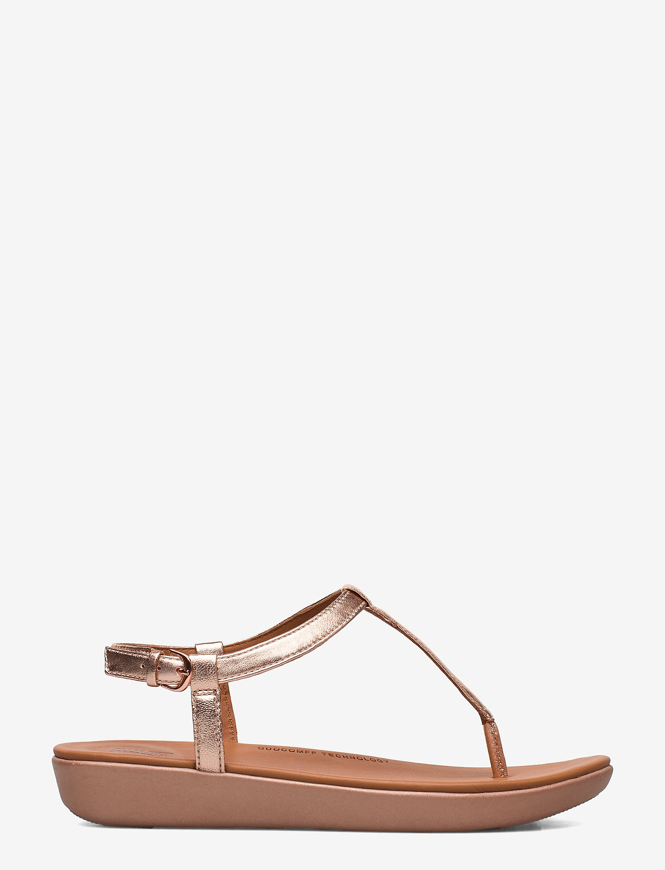 FitFlop - TIA TOE-THONG SANDALS - LEATHER - rose gold - 1