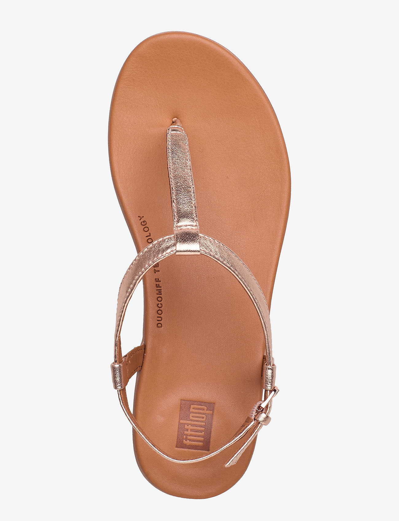 FitFlop - TIA TOE-THONG SANDALS - LEATHER - rose gold - 3
