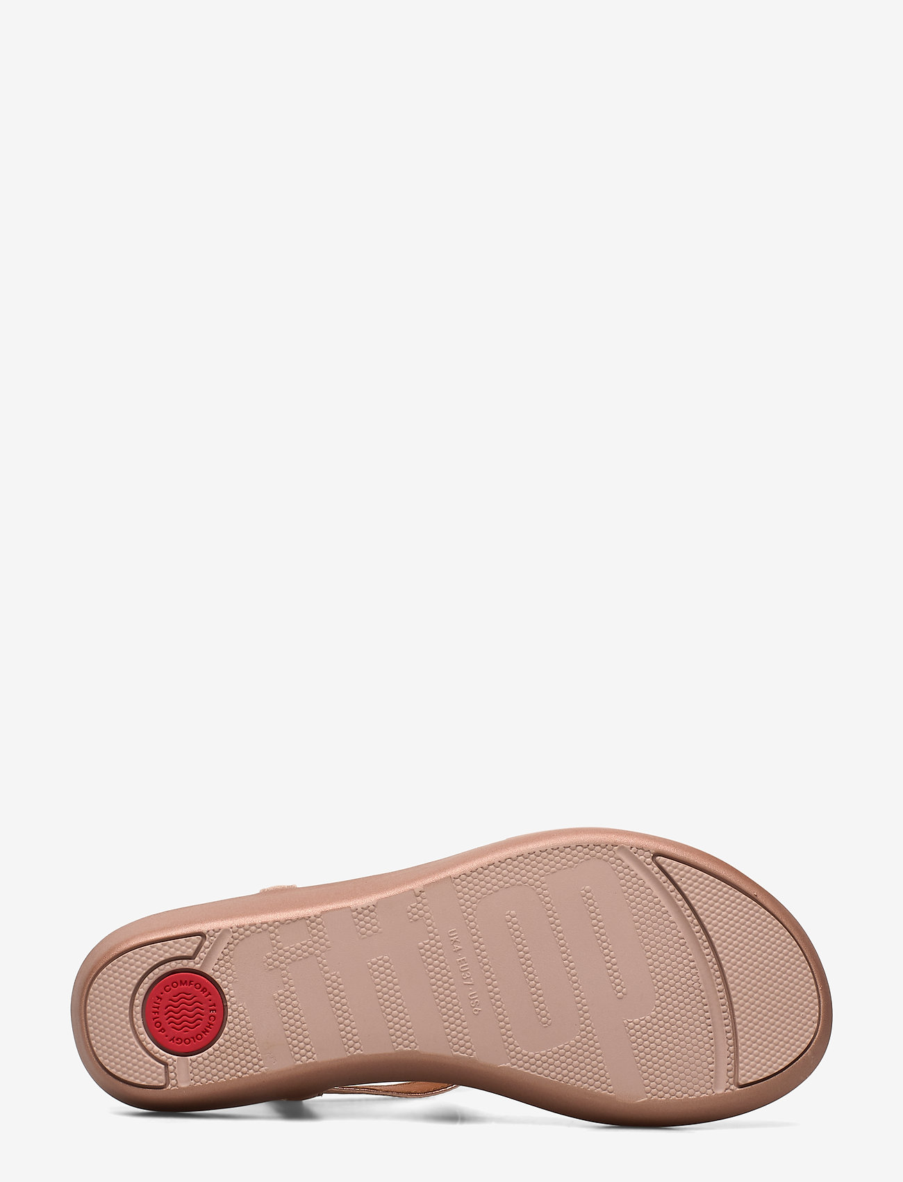 FitFlop - TIA TOE-THONG SANDALS - LEATHER - rose gold - 4