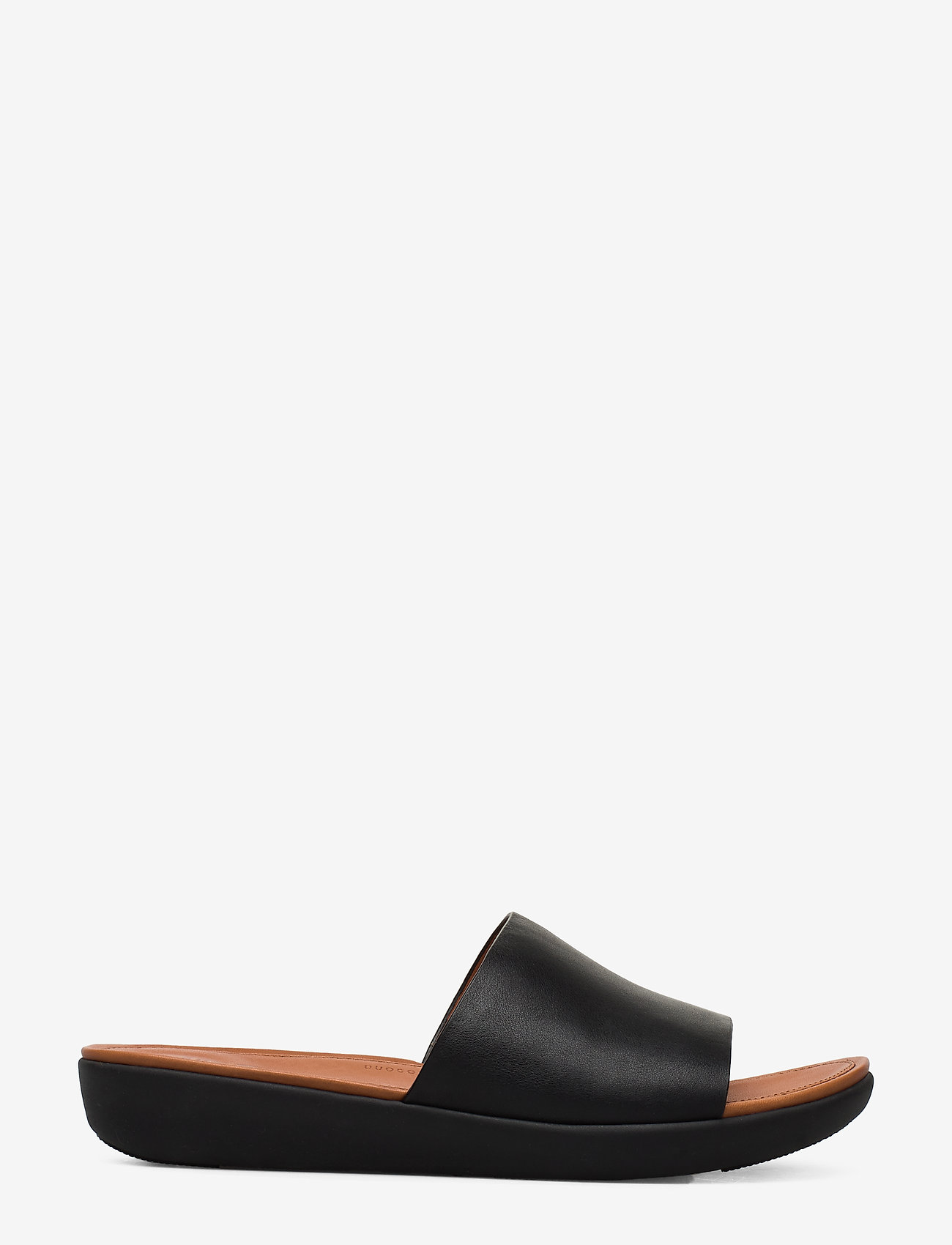 FitFlop - SOLA SLIDES - LEATHER - black - 1