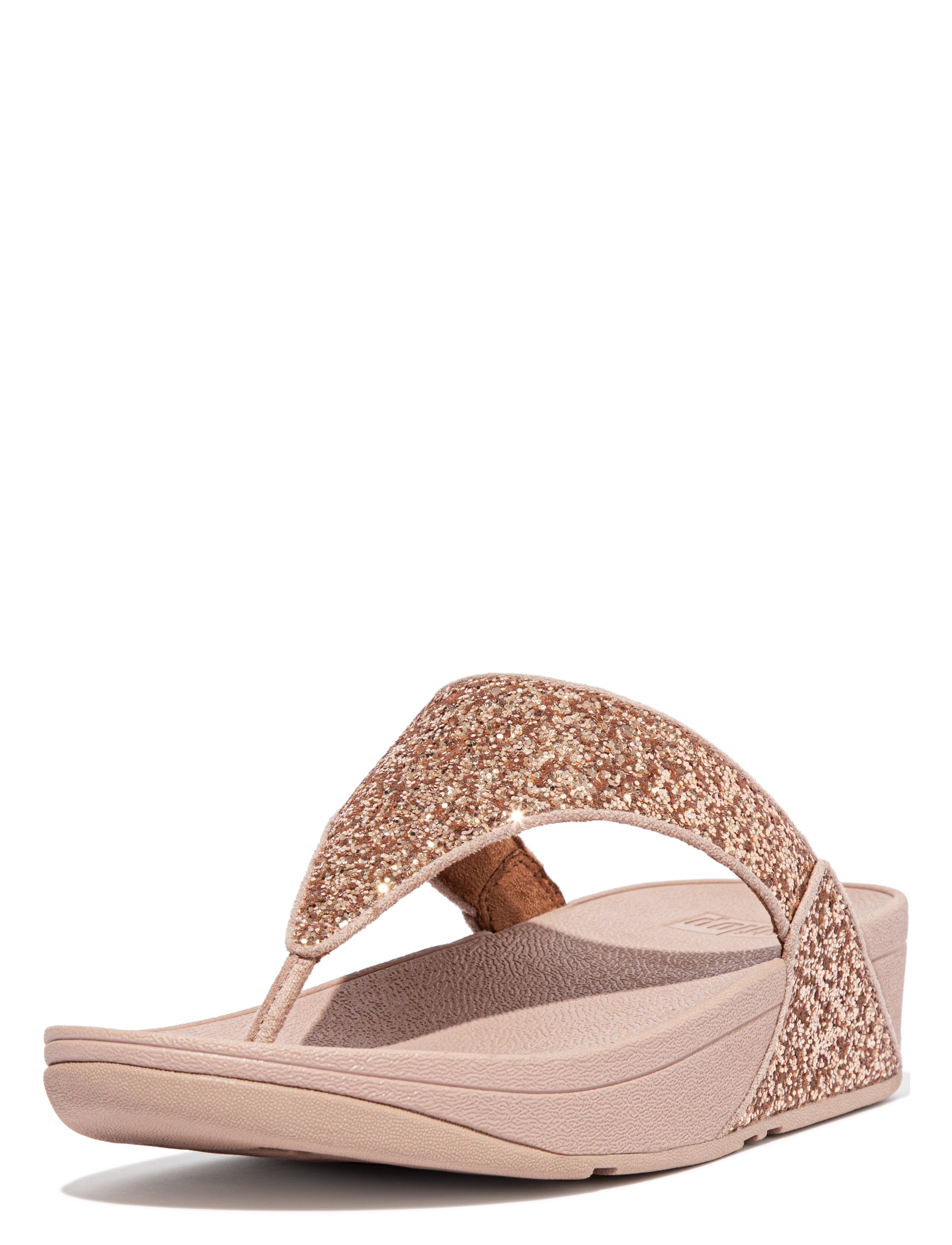 FitFlop - LULU GLITTER TOE-THONGS - kontsata sandaalid - rose gold - 2