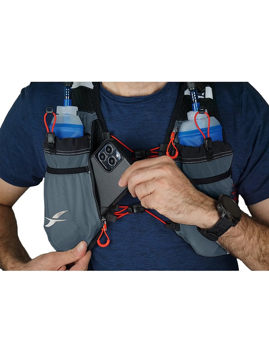 Fitletic - Trail 2.5 HydraVest - jooksuvarustus - black/grey - 5