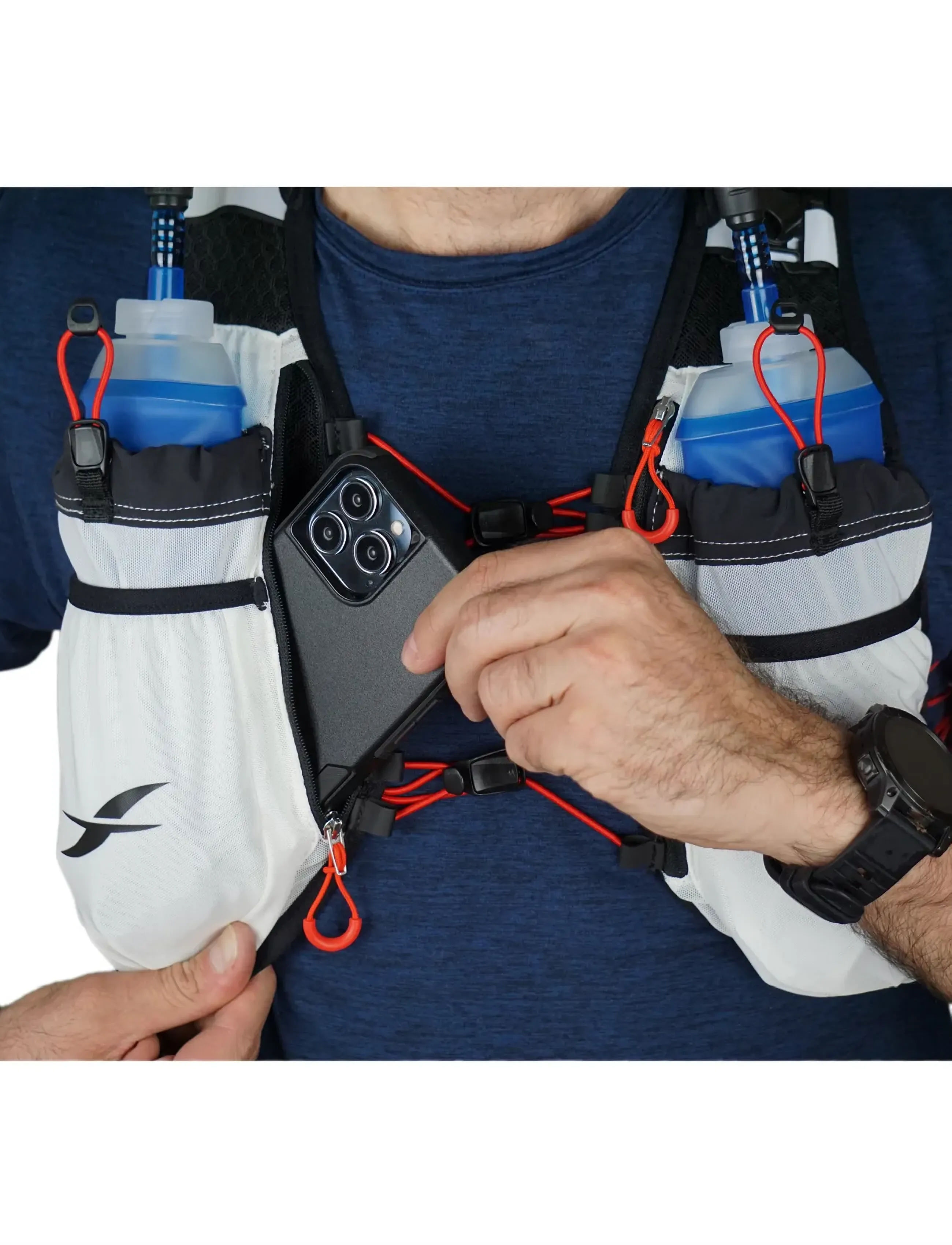 Fitletic - Trail 2.5 HydraVest - white/black - 5