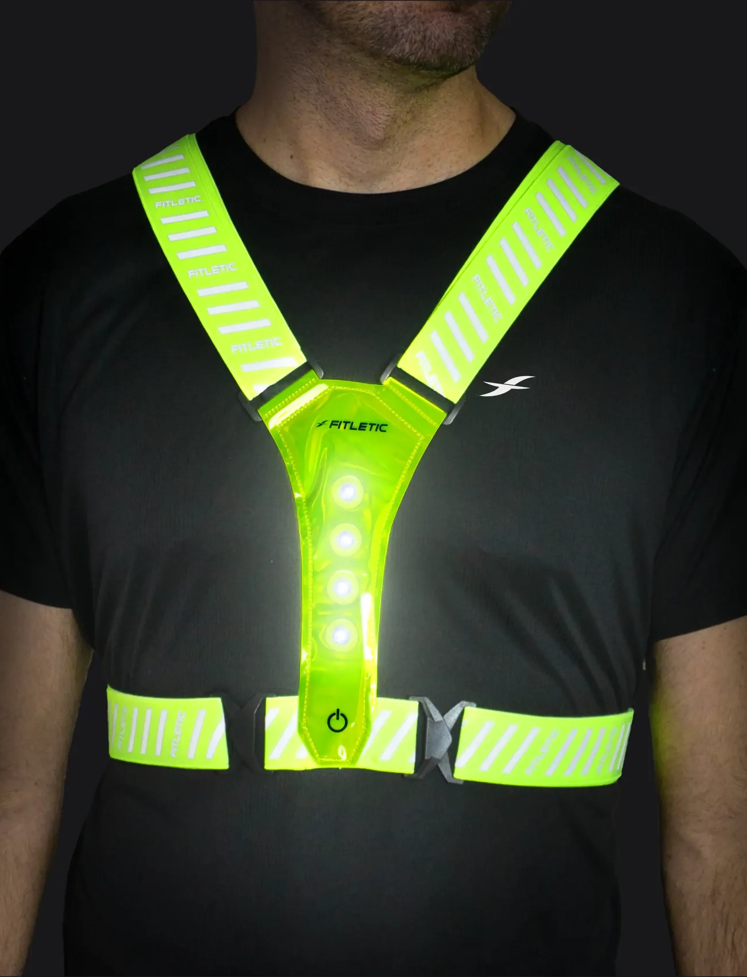Fitletic - Lumi LED Vest - yellow/silver - 0