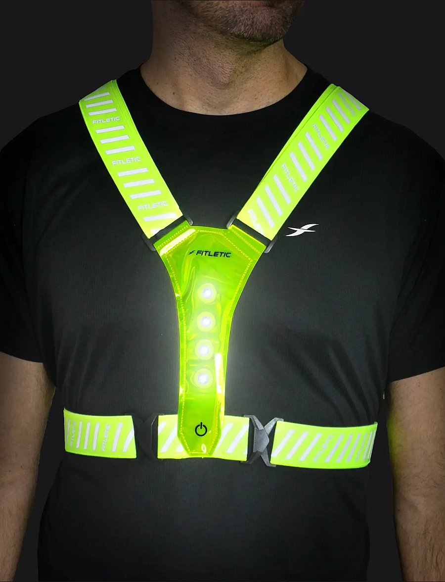 Fitletic - Lumi LED Vest - yellow/silver - 0