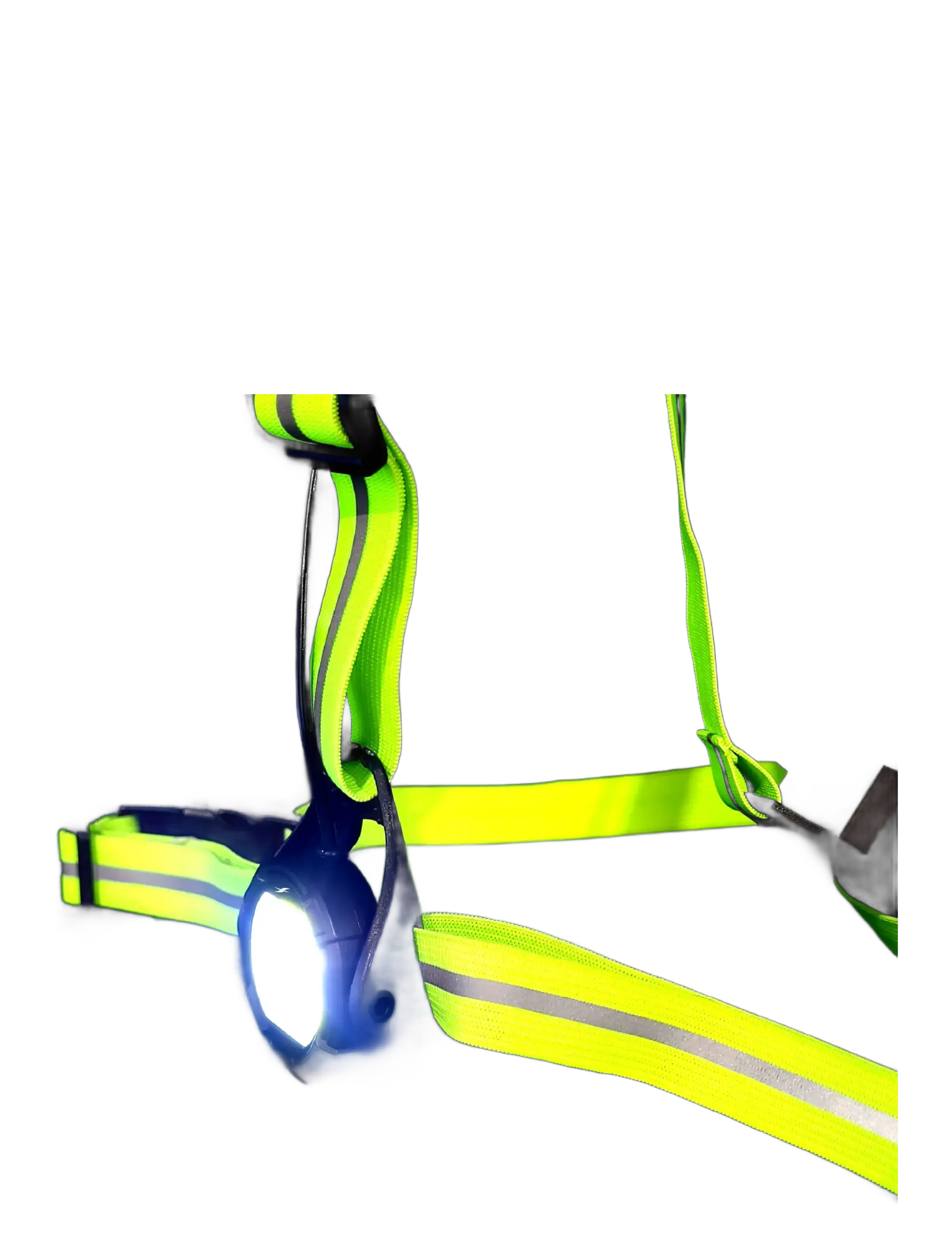 Fitletic - Reflex Chest Light - löputrustning - yellow/silver - 2