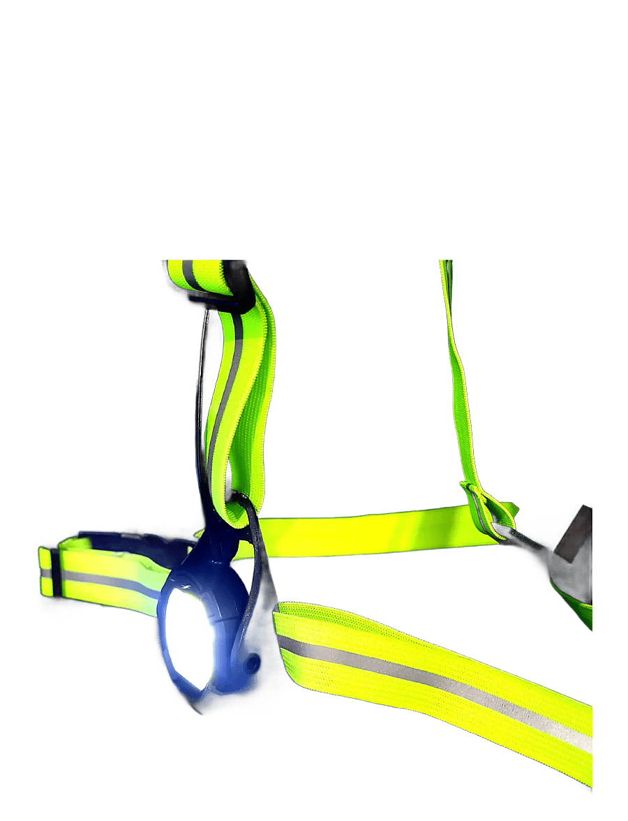Fitletic - Reflex Chest Light - löputrustning - yellow/silver - 2