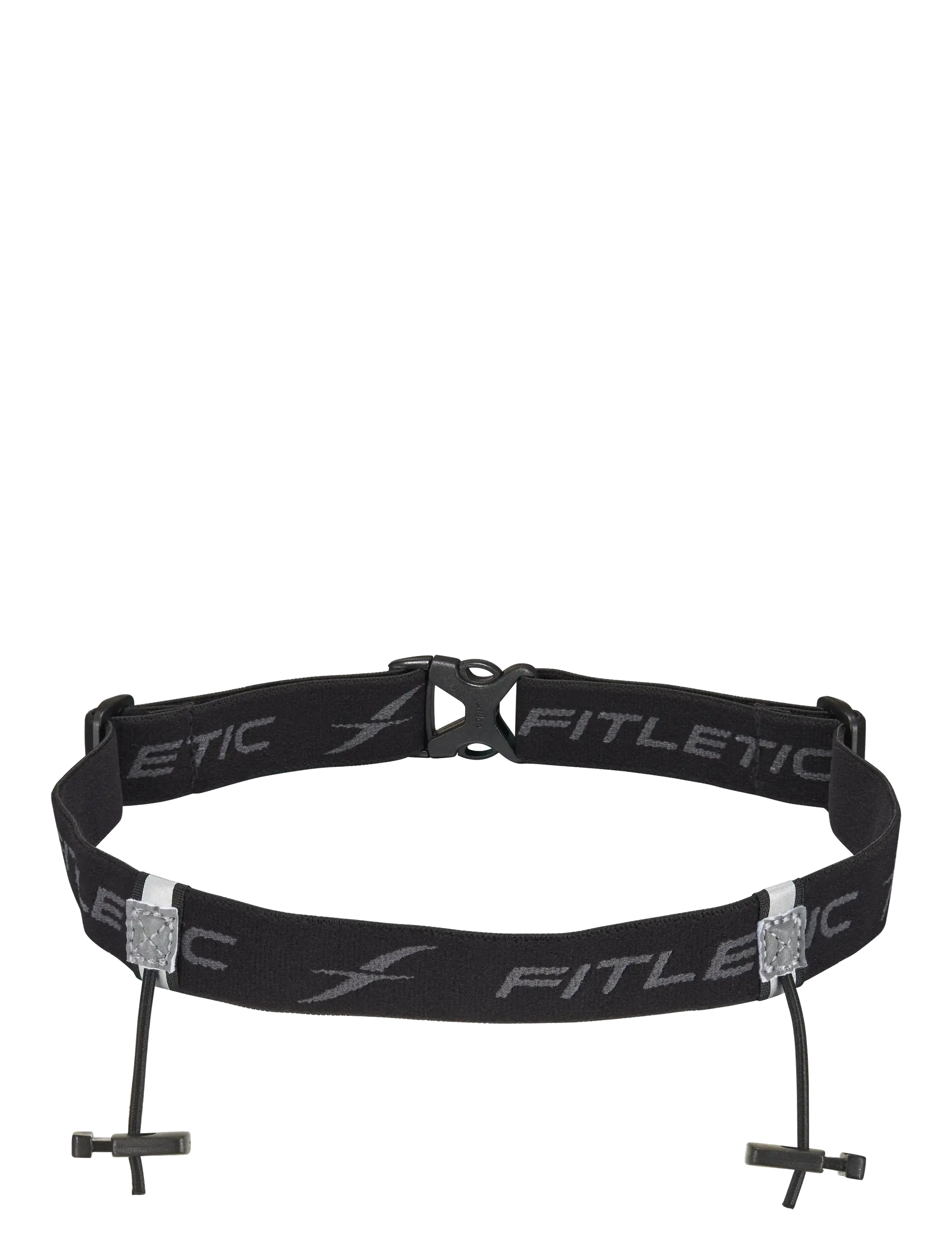 Fitletic Race Number Belt - Accessoires - BLACK/GREY / black