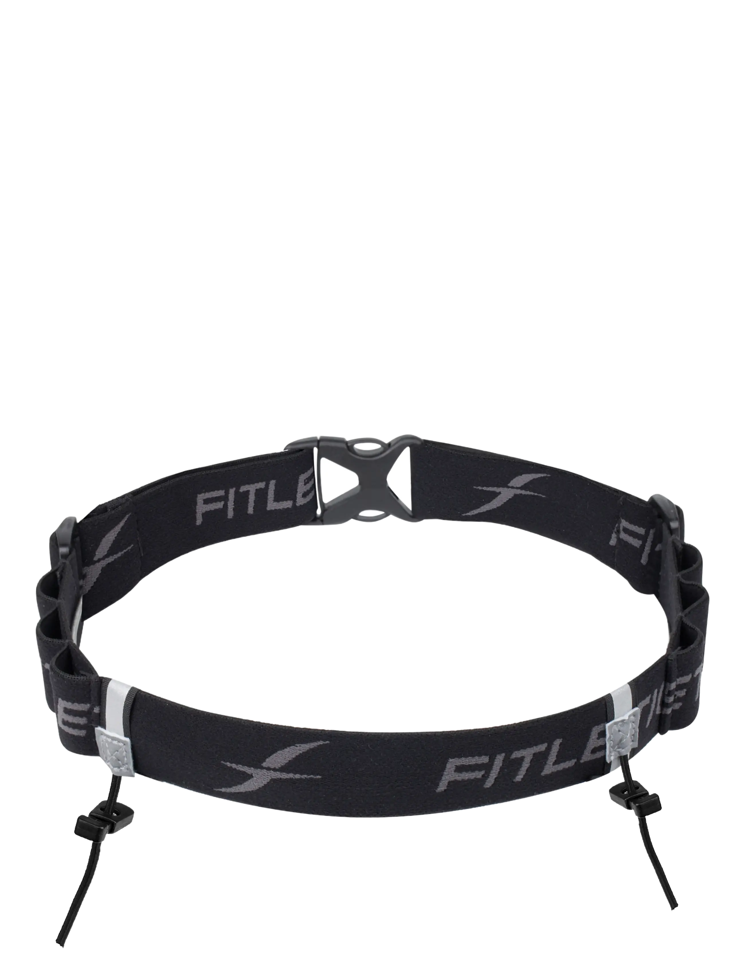 Fitletic Race Number Belt with Gels - Bėgimo įranga - BLACK/GREY / black