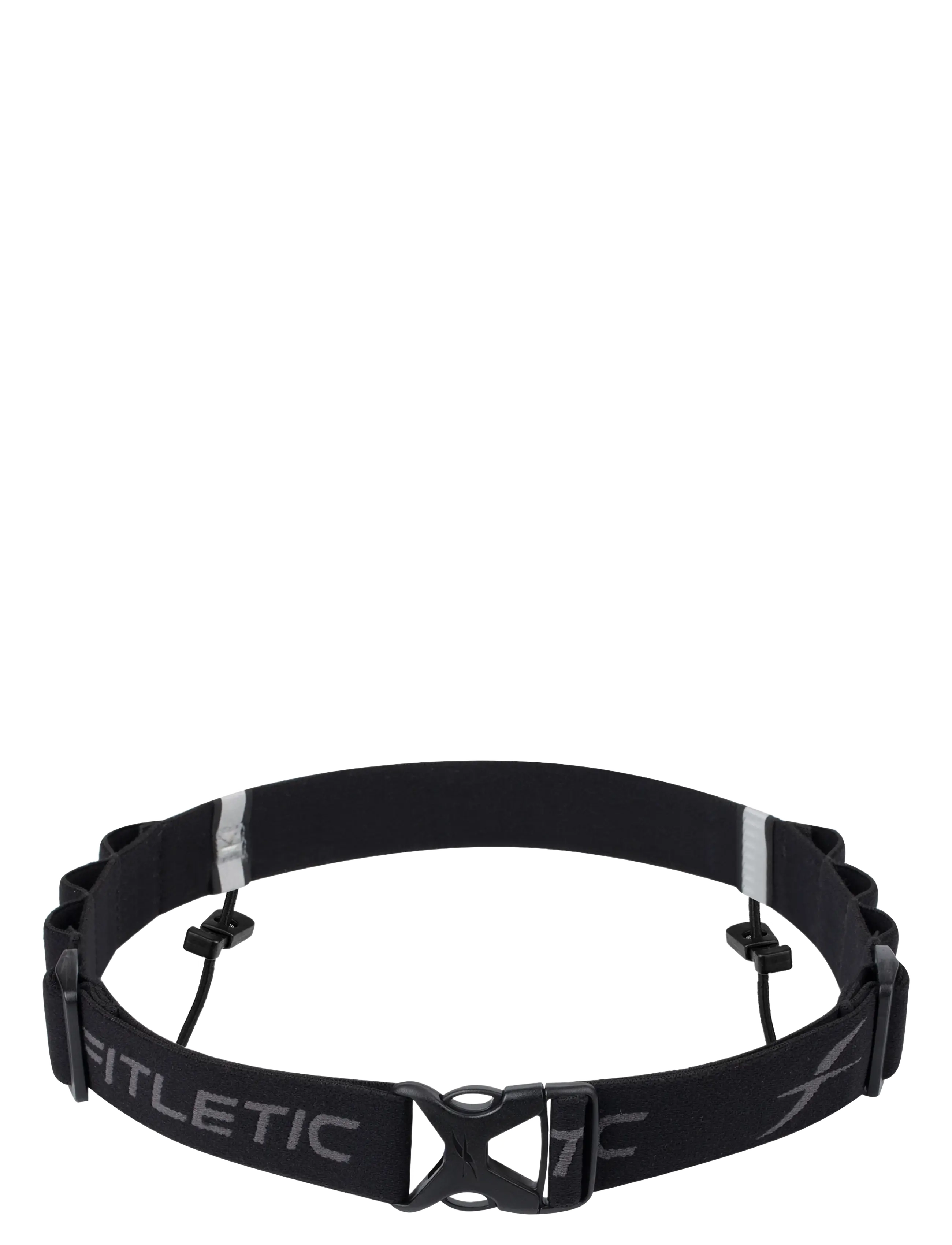 Fitletic - Race Number Belt with Gels - löputrustning - black/grey - 1