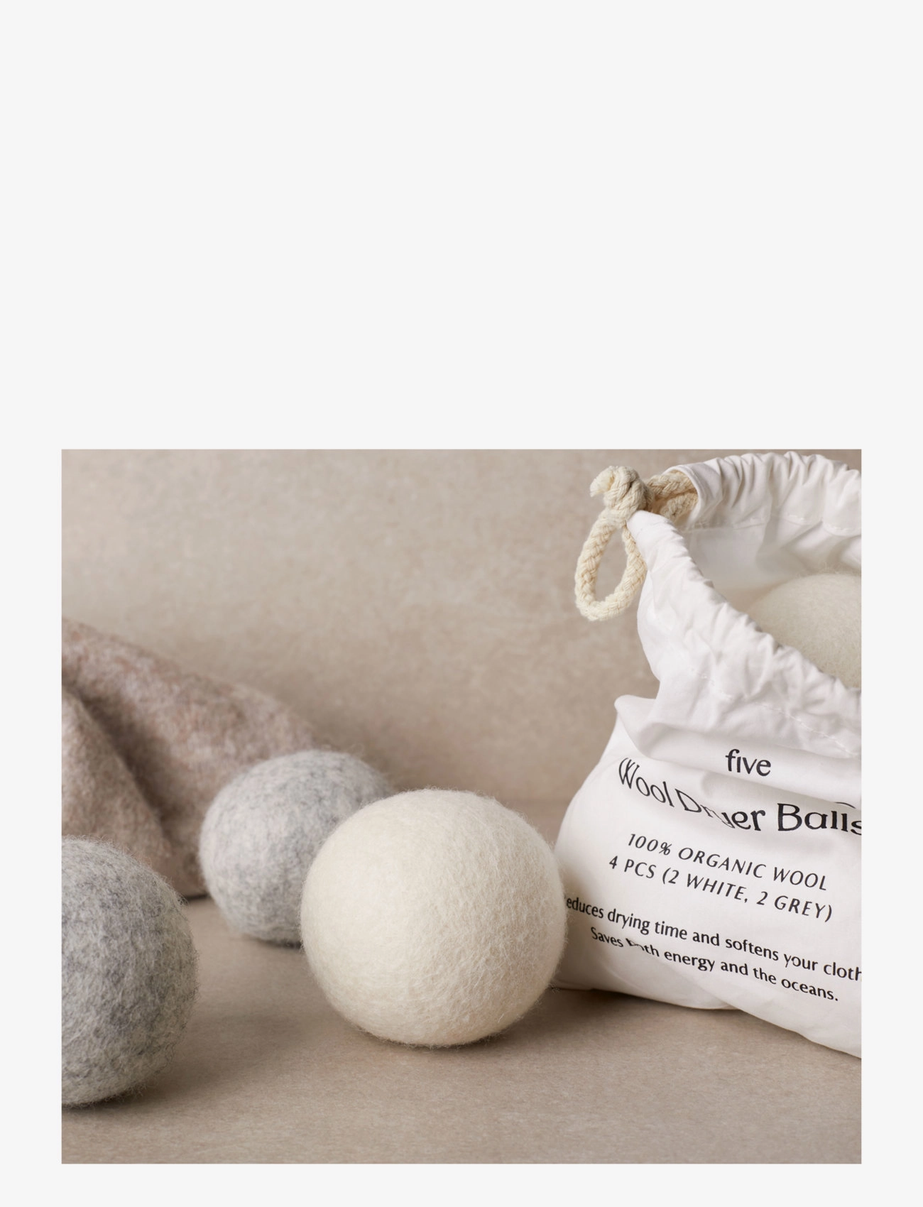 Five Oceans - DRYER BALL WOOL - laveste priser - no colour - 2