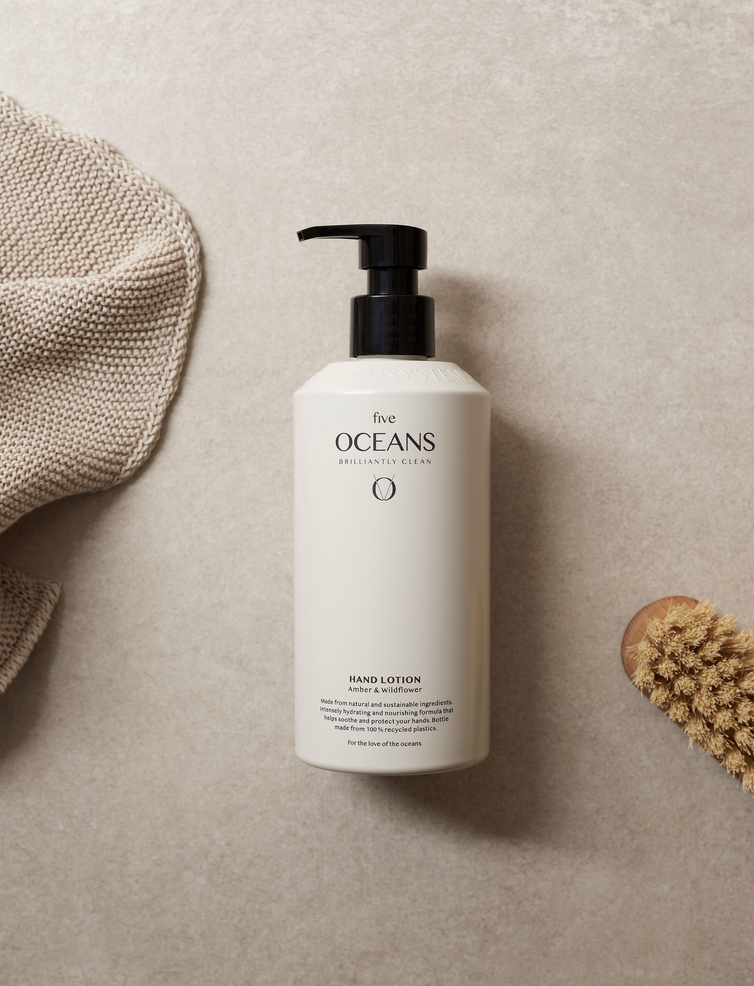 Five Oceans Hand Lotion, 500 ml, Nude, Krop > Håndcreme, Herre