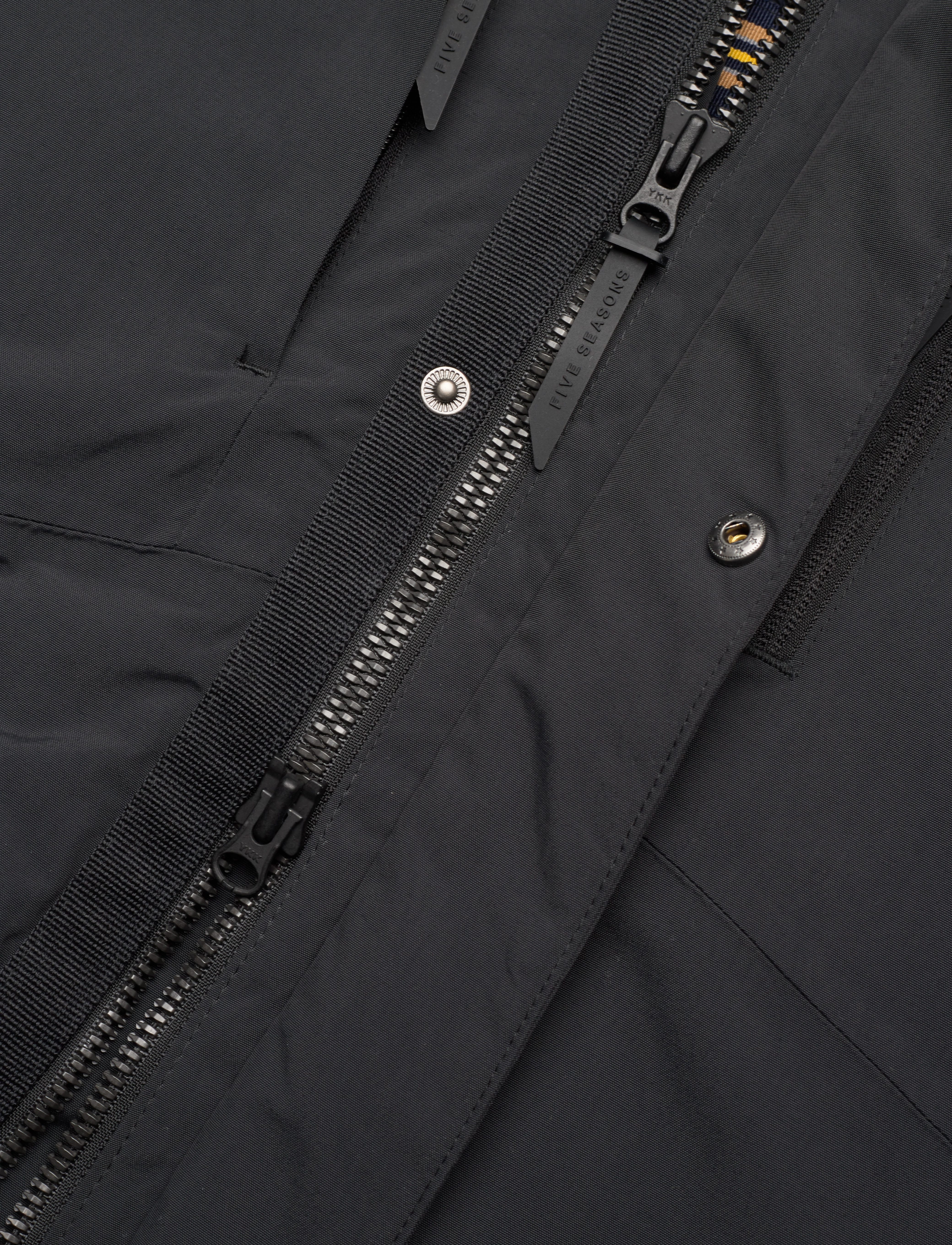 Five Seasons - TRENT JKT M - kurtki turystyczne - black - 3