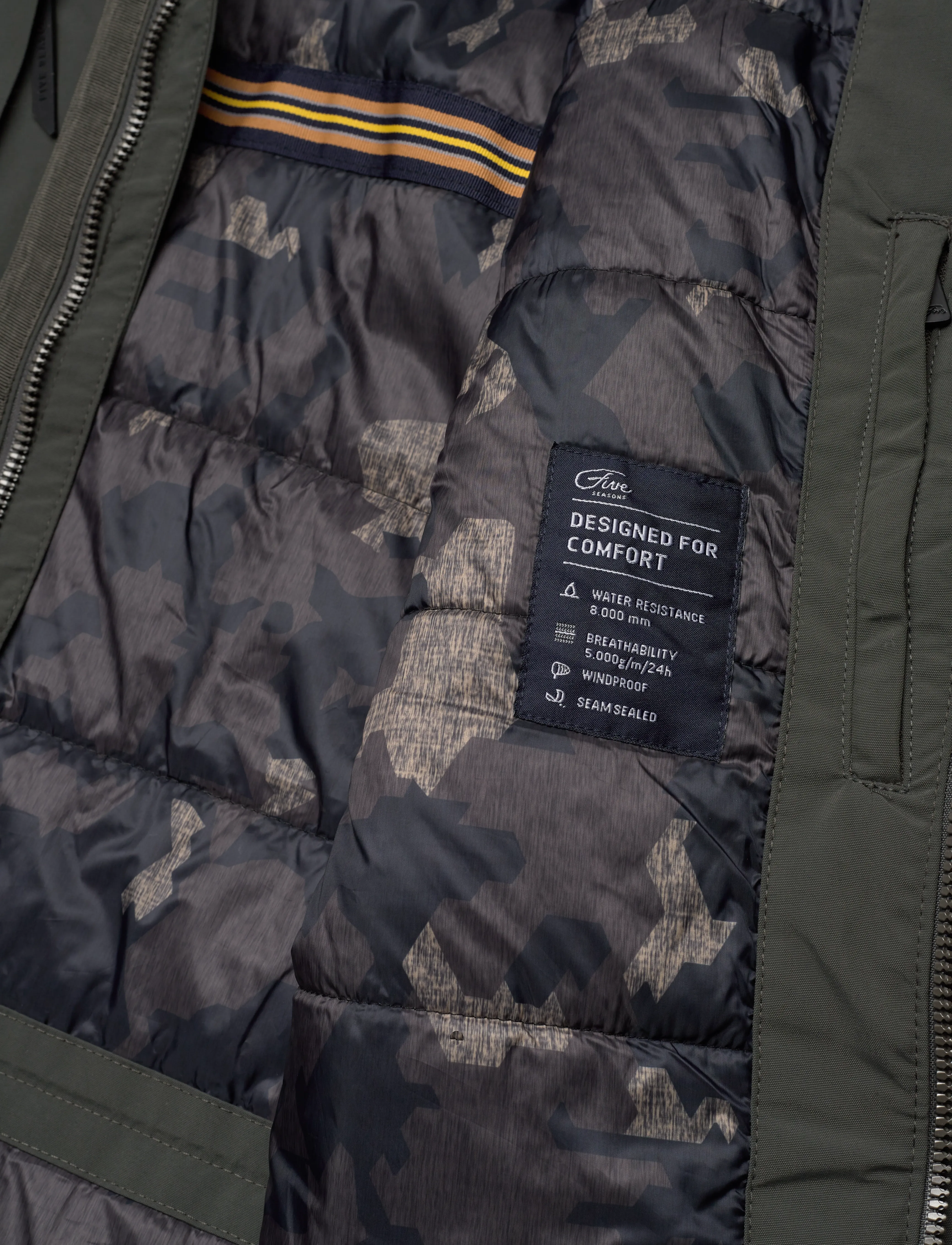 Five Seasons - TRENT JKT M - friluftsjackor - green forest - 4