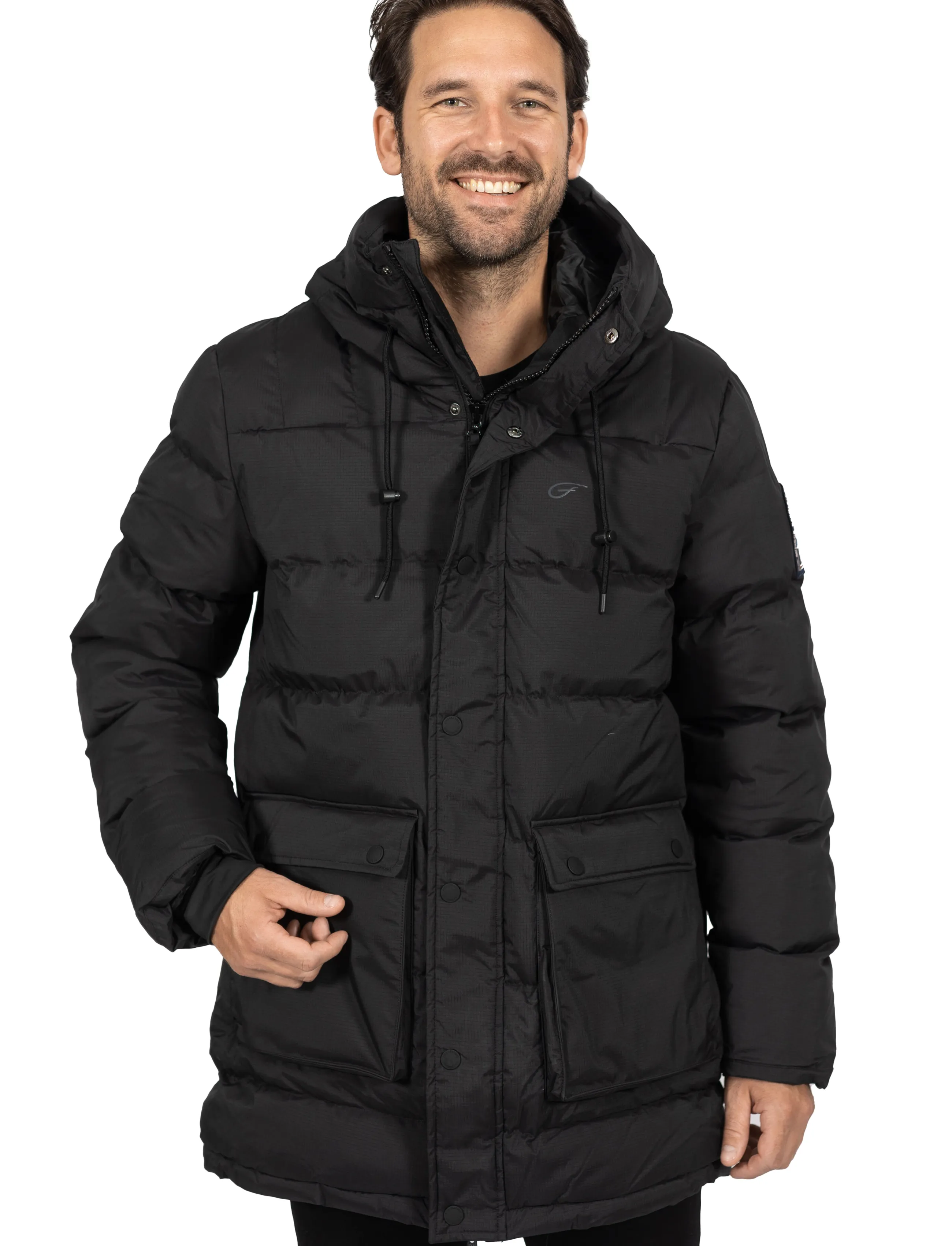 Five Seasons - NORDKAP JKT M - winter jackets - black - 4