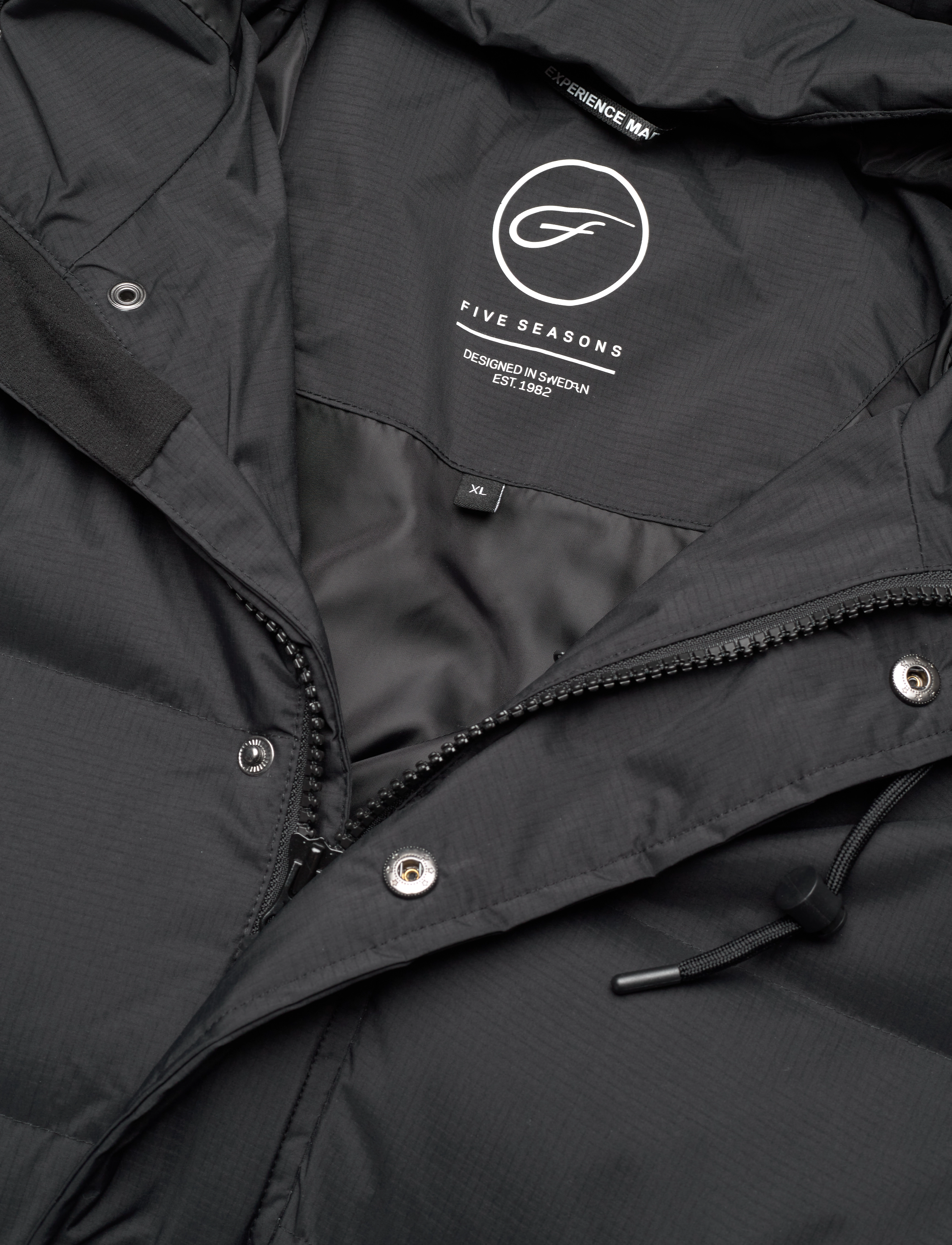 Five Seasons - NORDKAP JKT M - dunjakker - black - 2