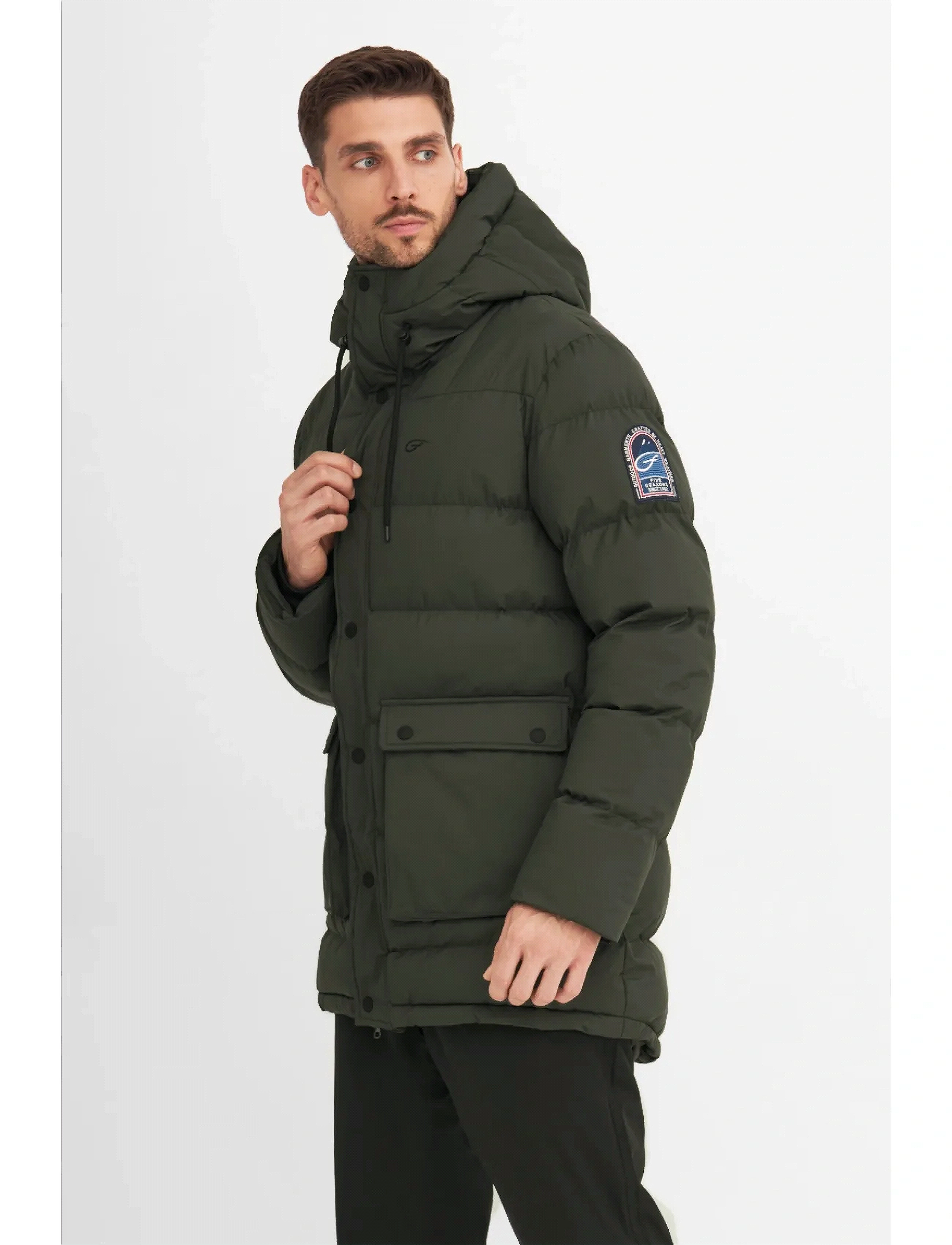 Five Seasons - NORDKAP JKT M - down jackets - green forest - 3