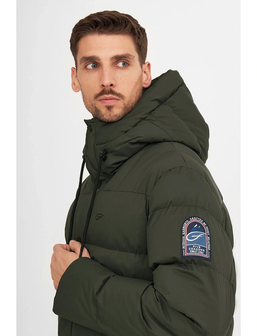 Five Seasons - NORDKAP JKT M - down jackets - green forest - 5
