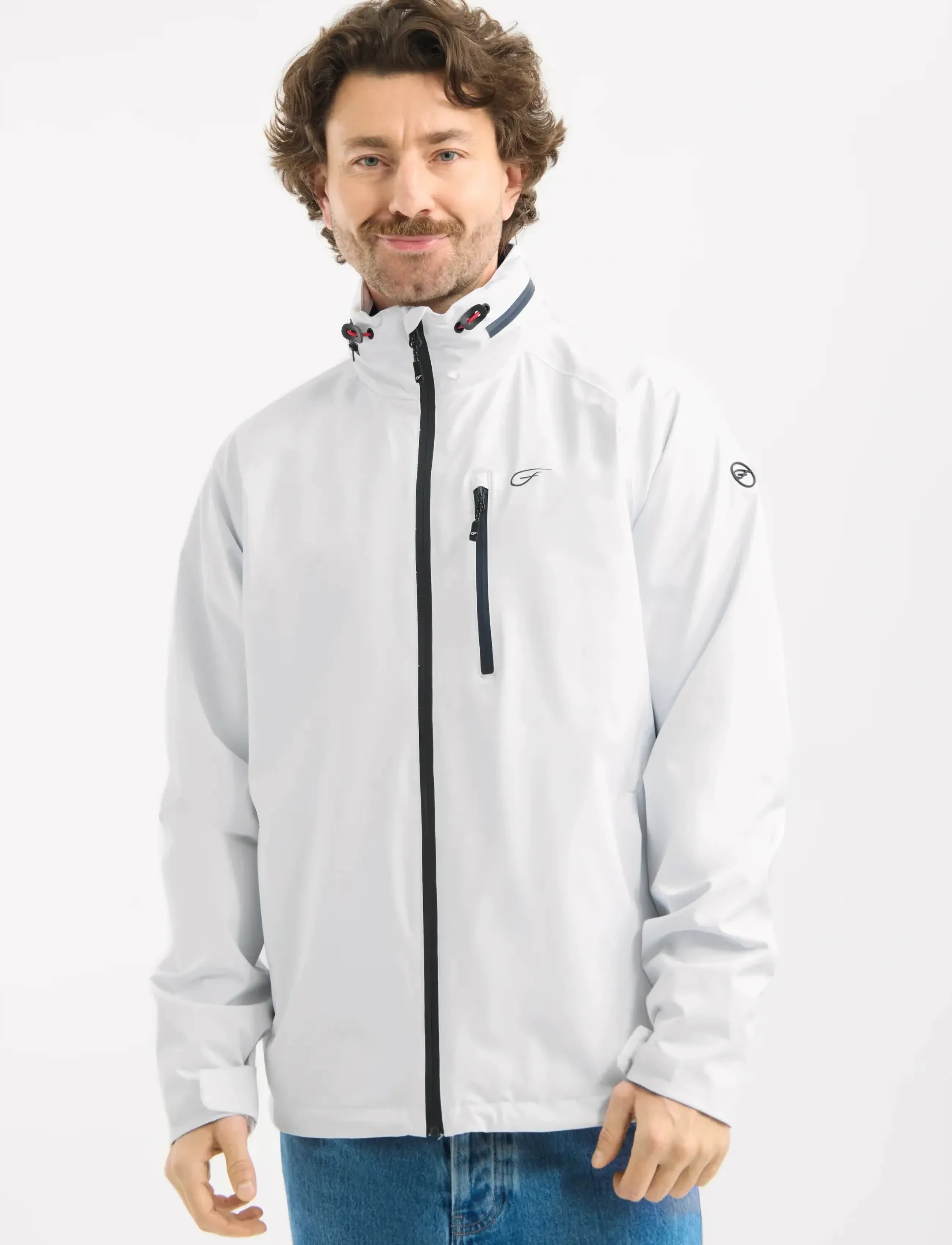 Five Seasons Ayden Jkt M, Mænd, Outdoor Jakke, Hvid, Str: XXL