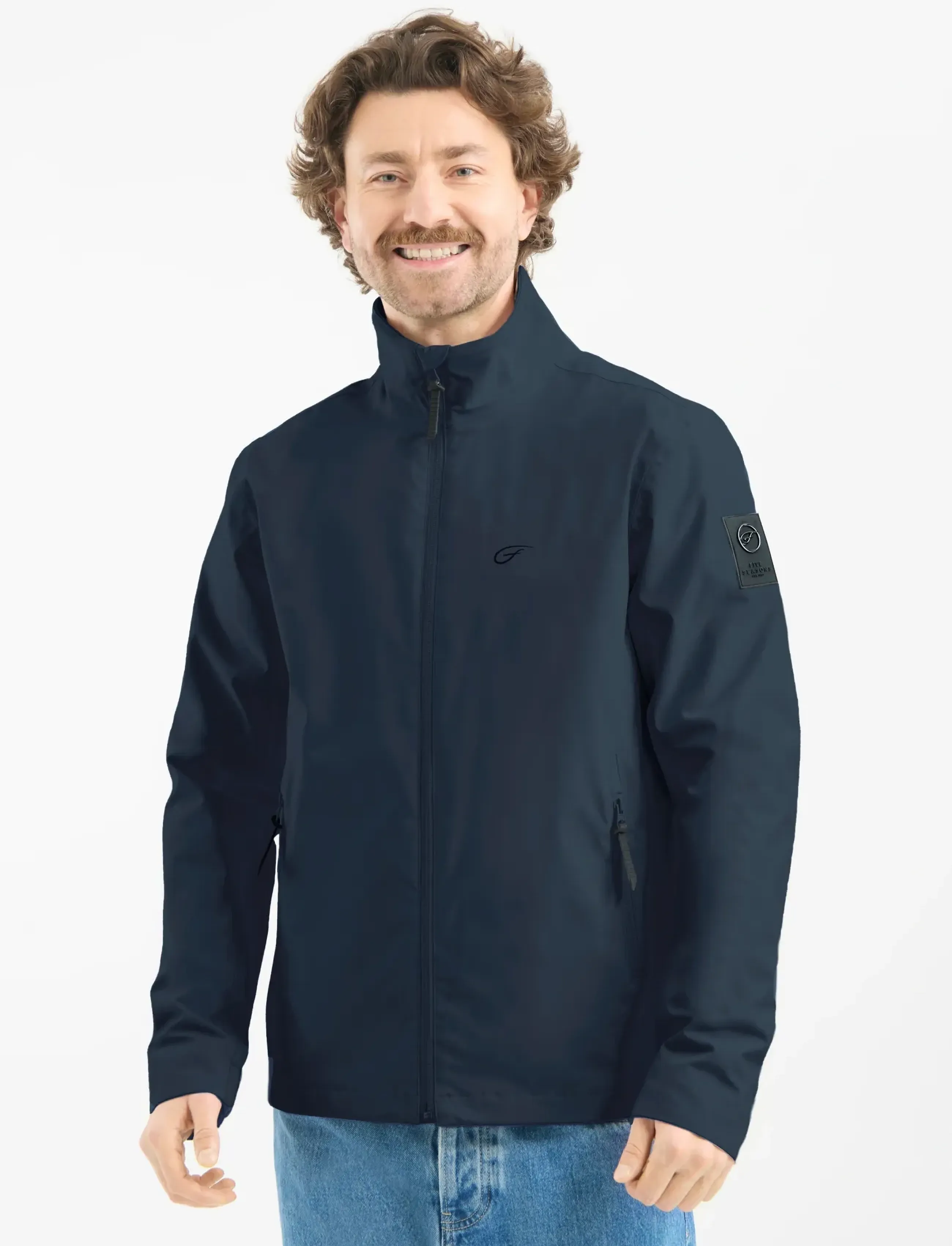Five Seasons Mateo Jkt M, Mænd, Outdoor Jakke, Navy, Str: XXL