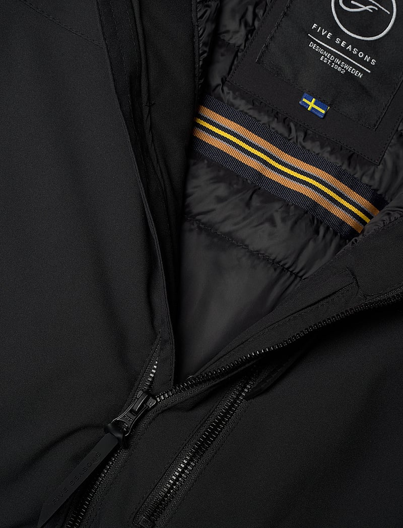 Five Seasons - JOE JKT M - friluftsjakker - black - 4