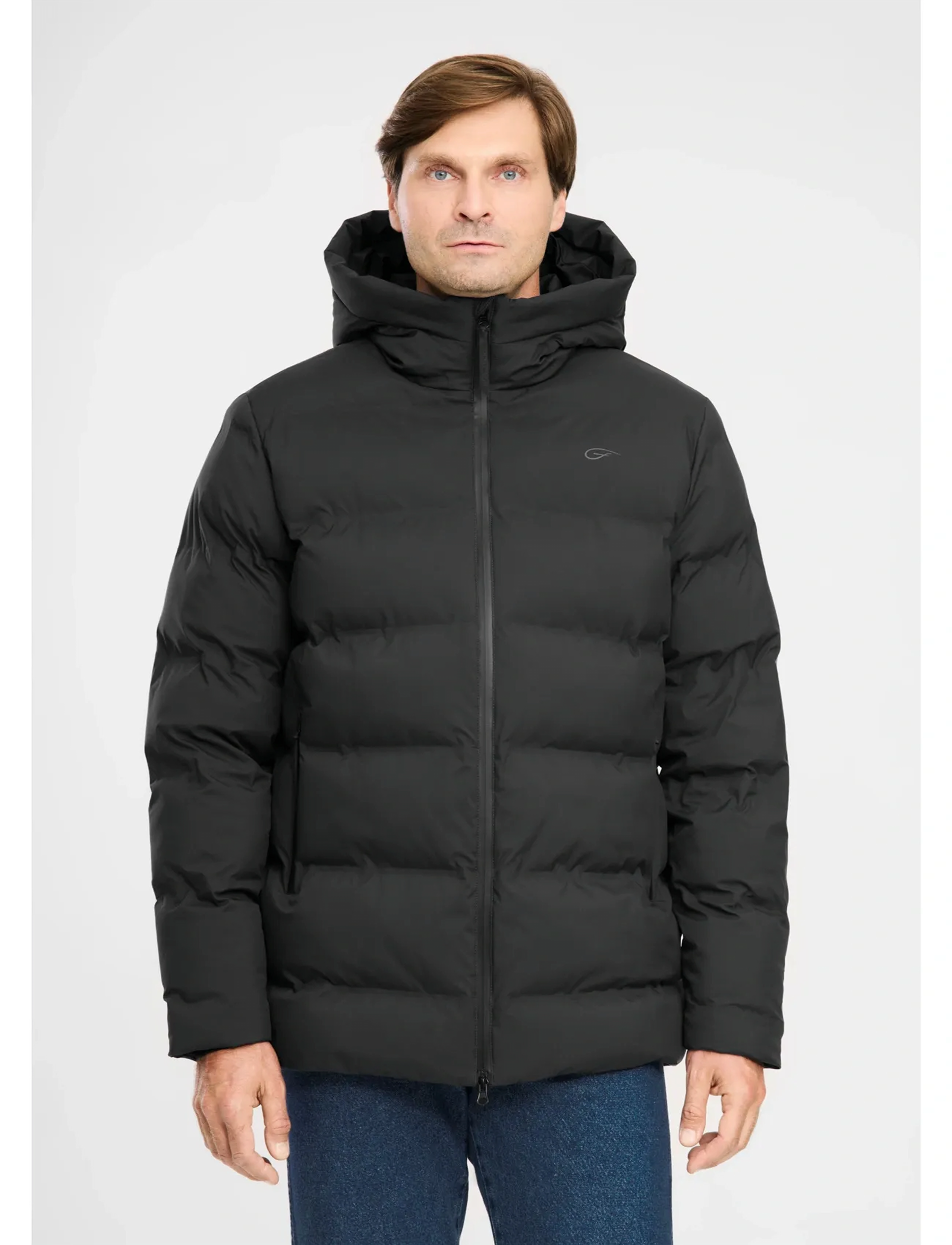 Five Seasons Axton Jkt M, Mænd, Pufferjakke med Hætte, Sort, Str: XXL