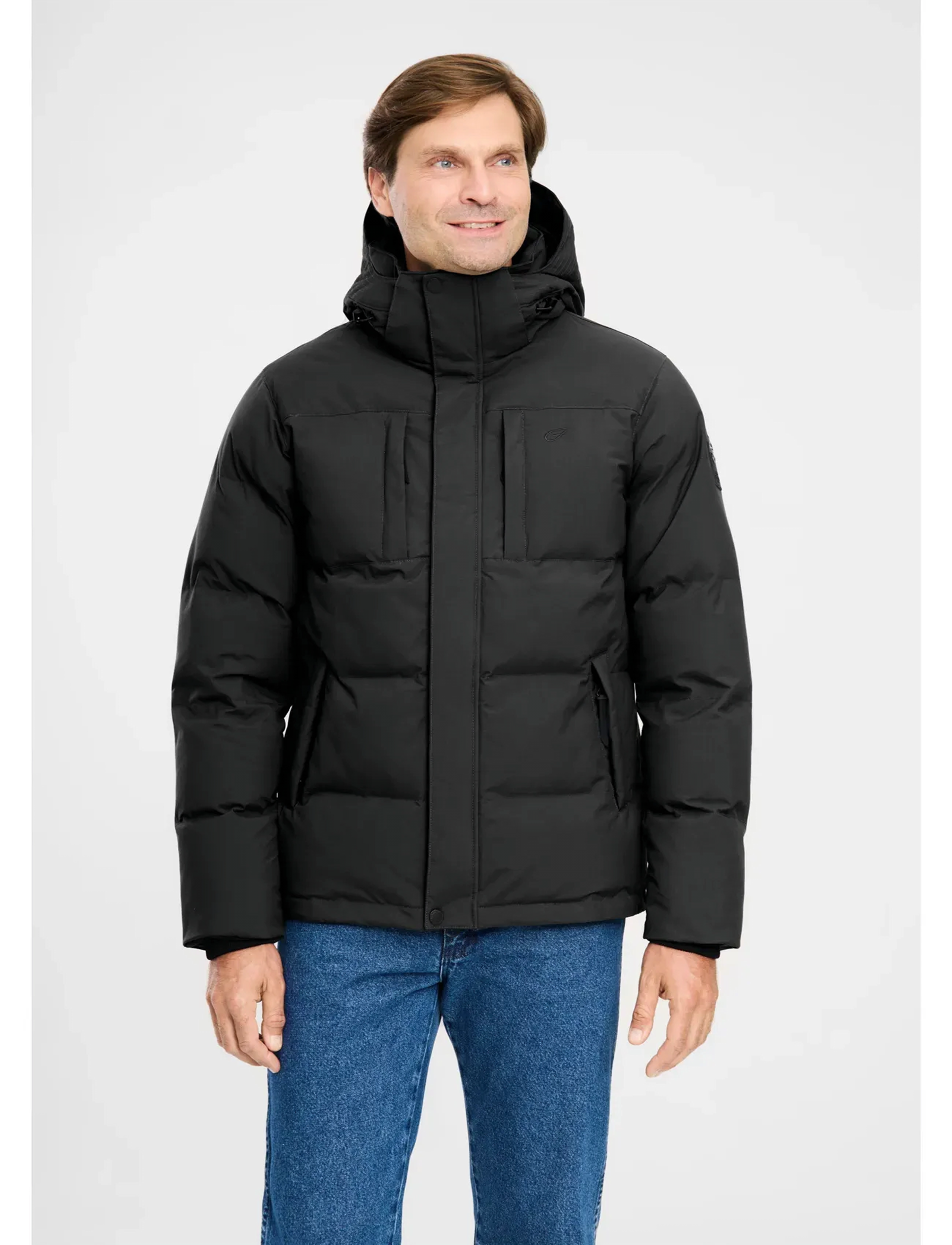 Five Seasons Cooper Jkt M, Mænd, Dunjakke Med Hætte, Sort, Str: M