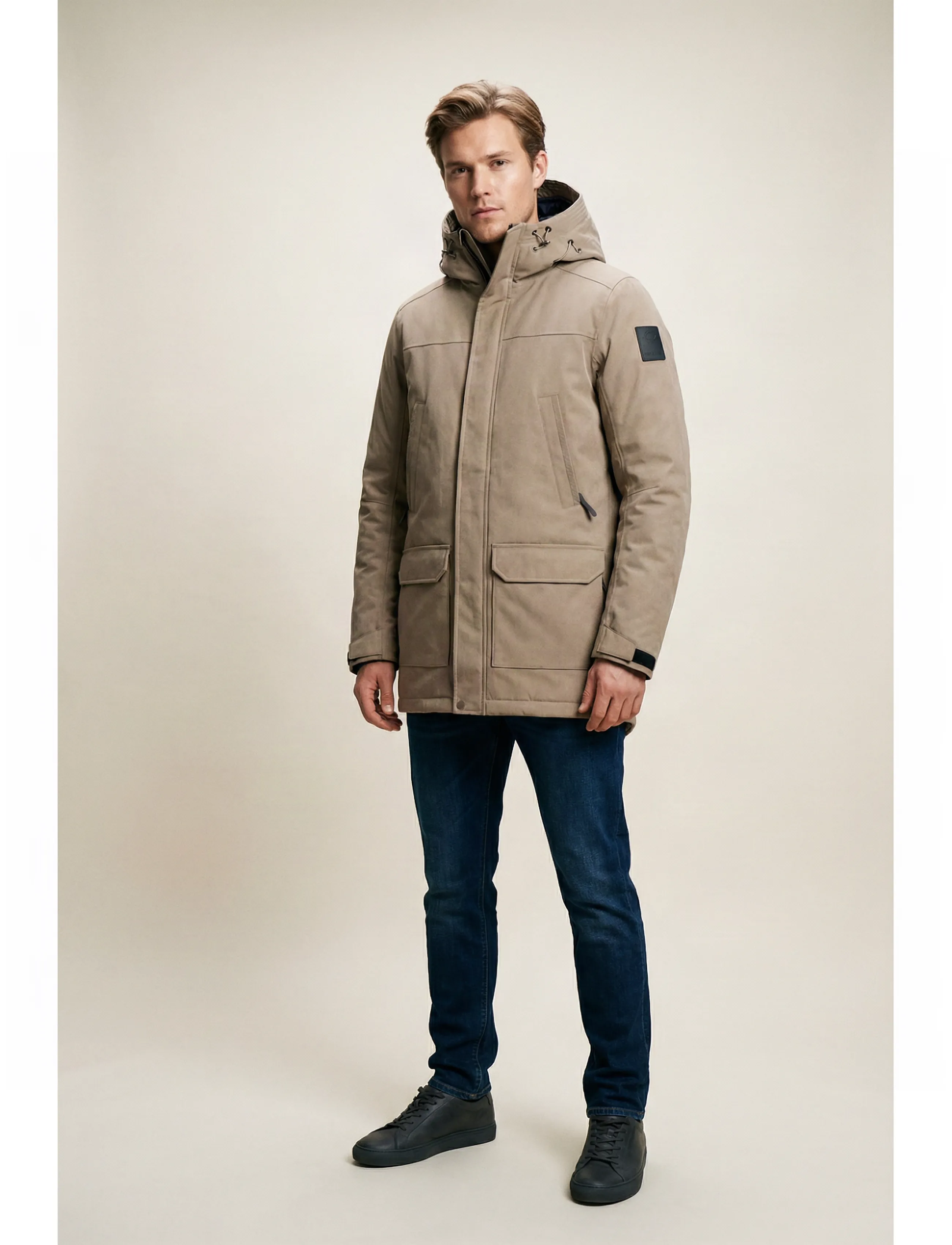 Five Seasons - DUKE JKT M - parkas - taupe - 0