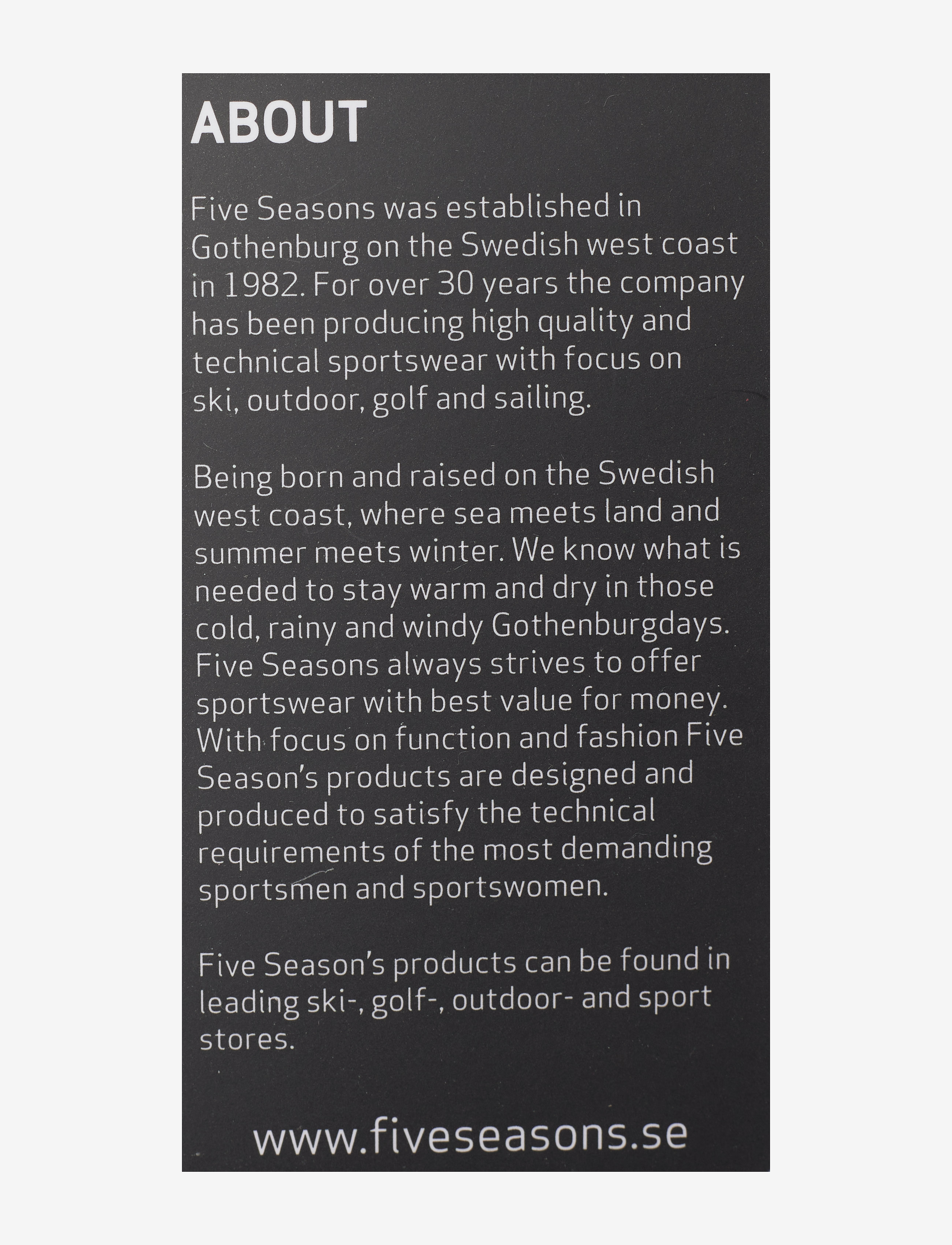 Five Seasons - KINLIN PNT M - graphite - 5