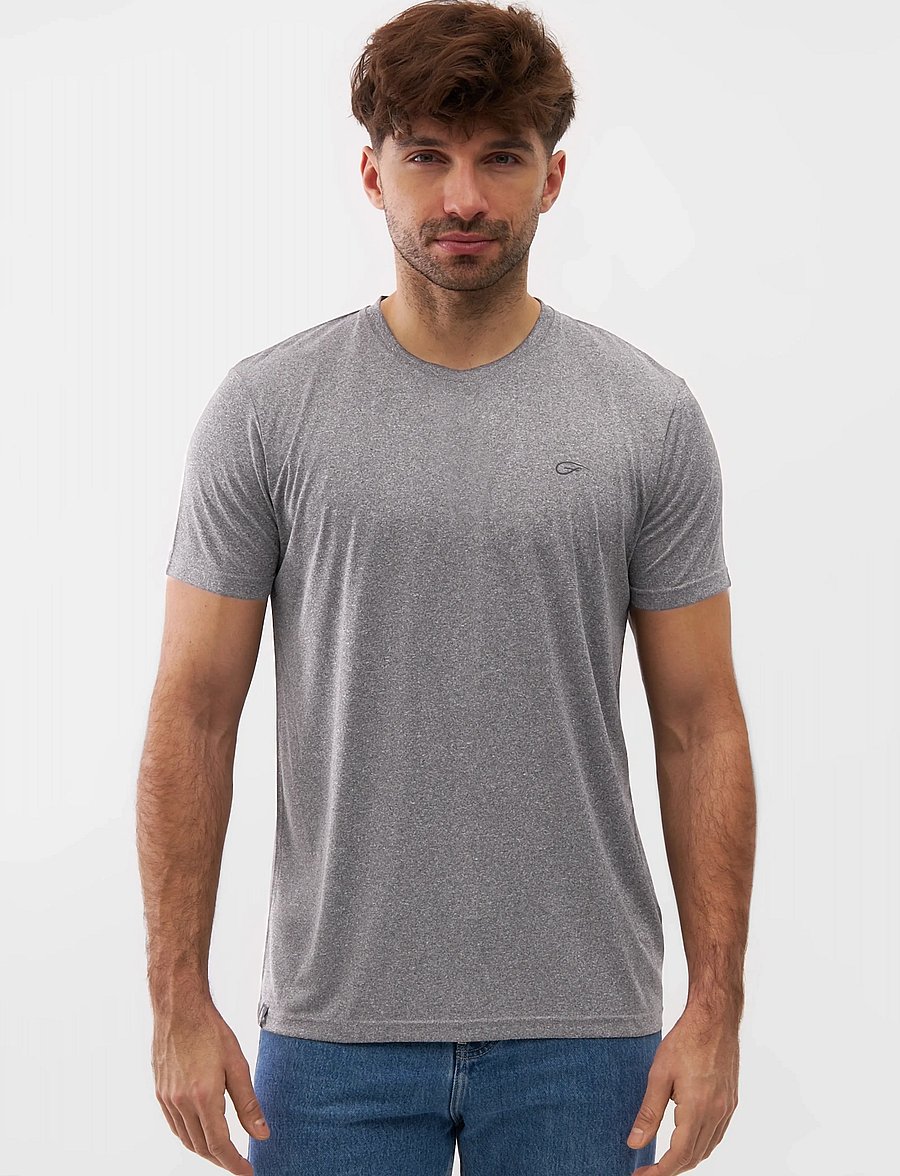 Five Seasons - BASIC TOP M - alussärgid ja t-särgid - graphite melange - 0
