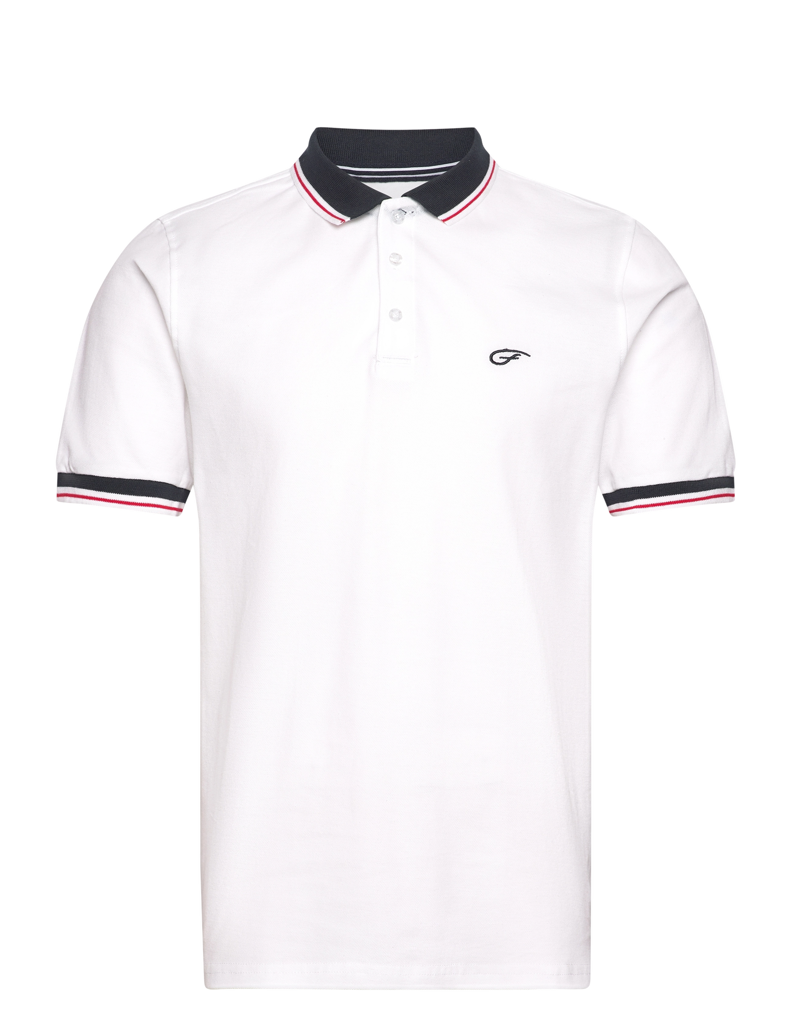 Five Seasons WAYLEN POLO M - Kläder - WHITE / white