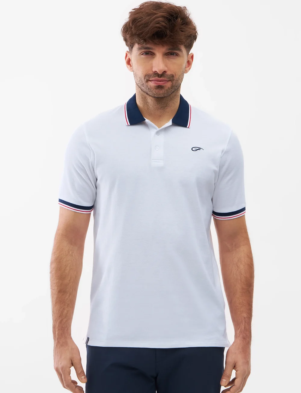 Five Seasons - WAYLEN POLO M - oberteile & t-shirts - white - 0