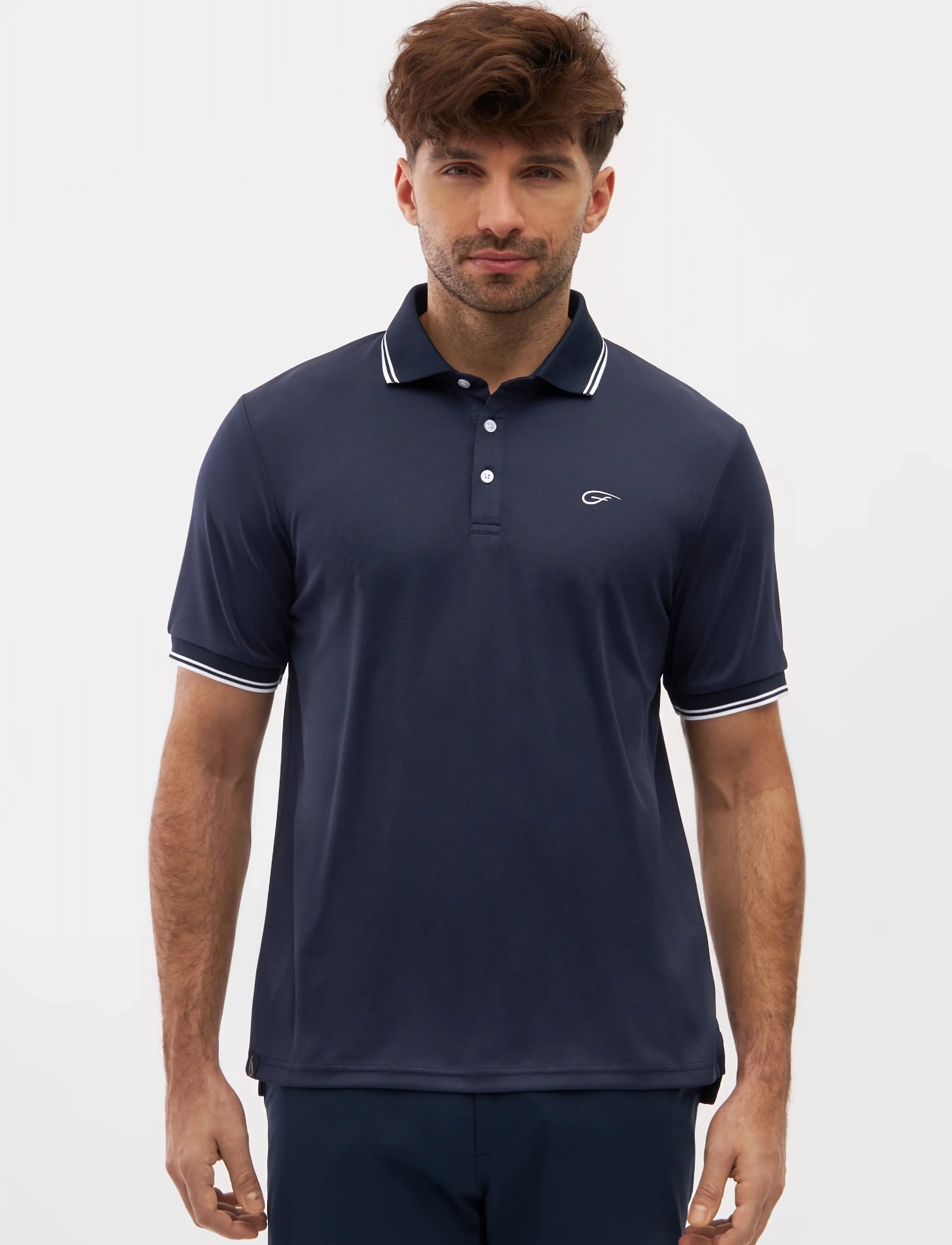 Five Seasons Hankley Polo M, S, Navy, Sport Polos > Sport Short-sleeved Polos, Herre