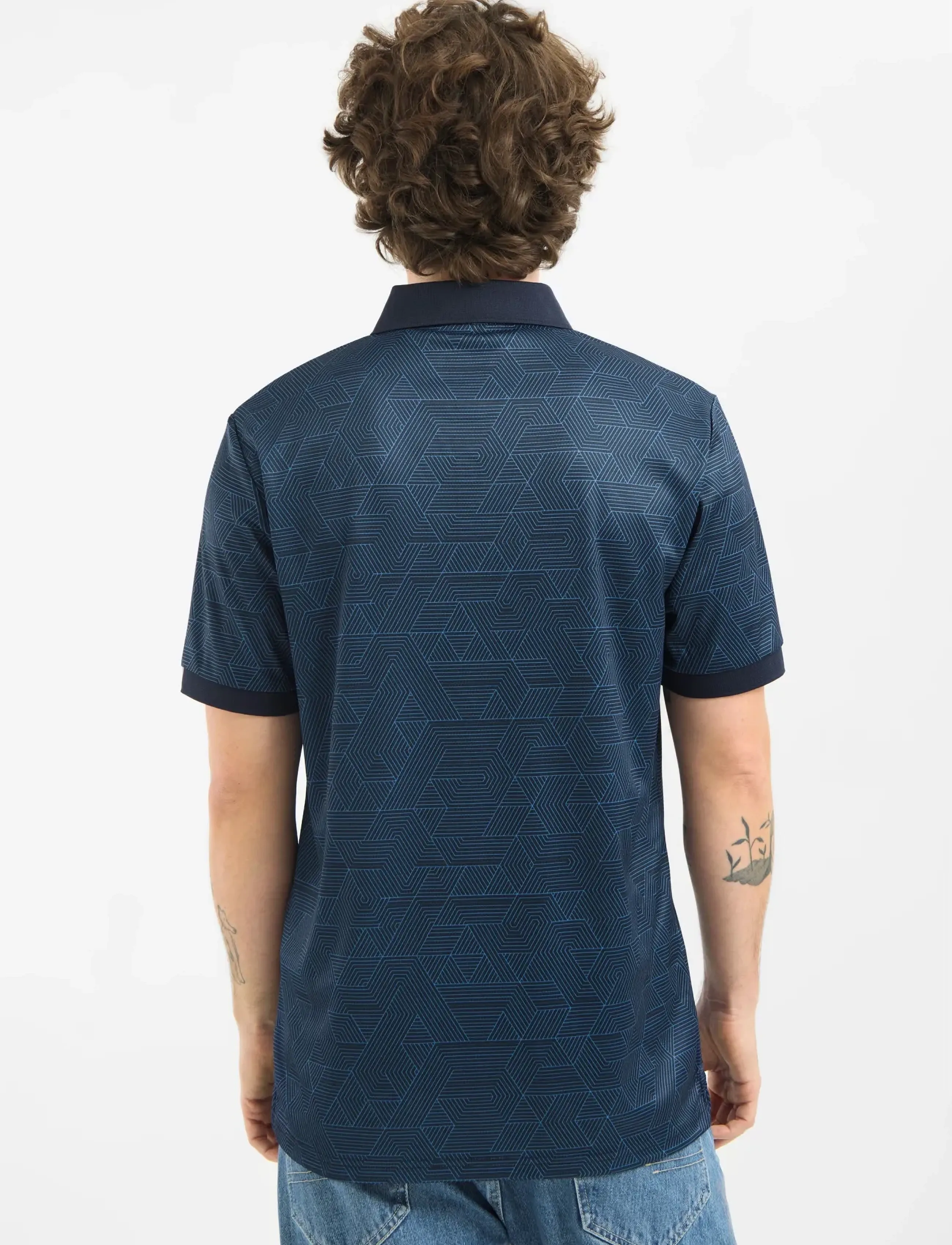 Five Seasons - HANKLEY POLO M - oberteile & t-shirts - navy hexagon - 5