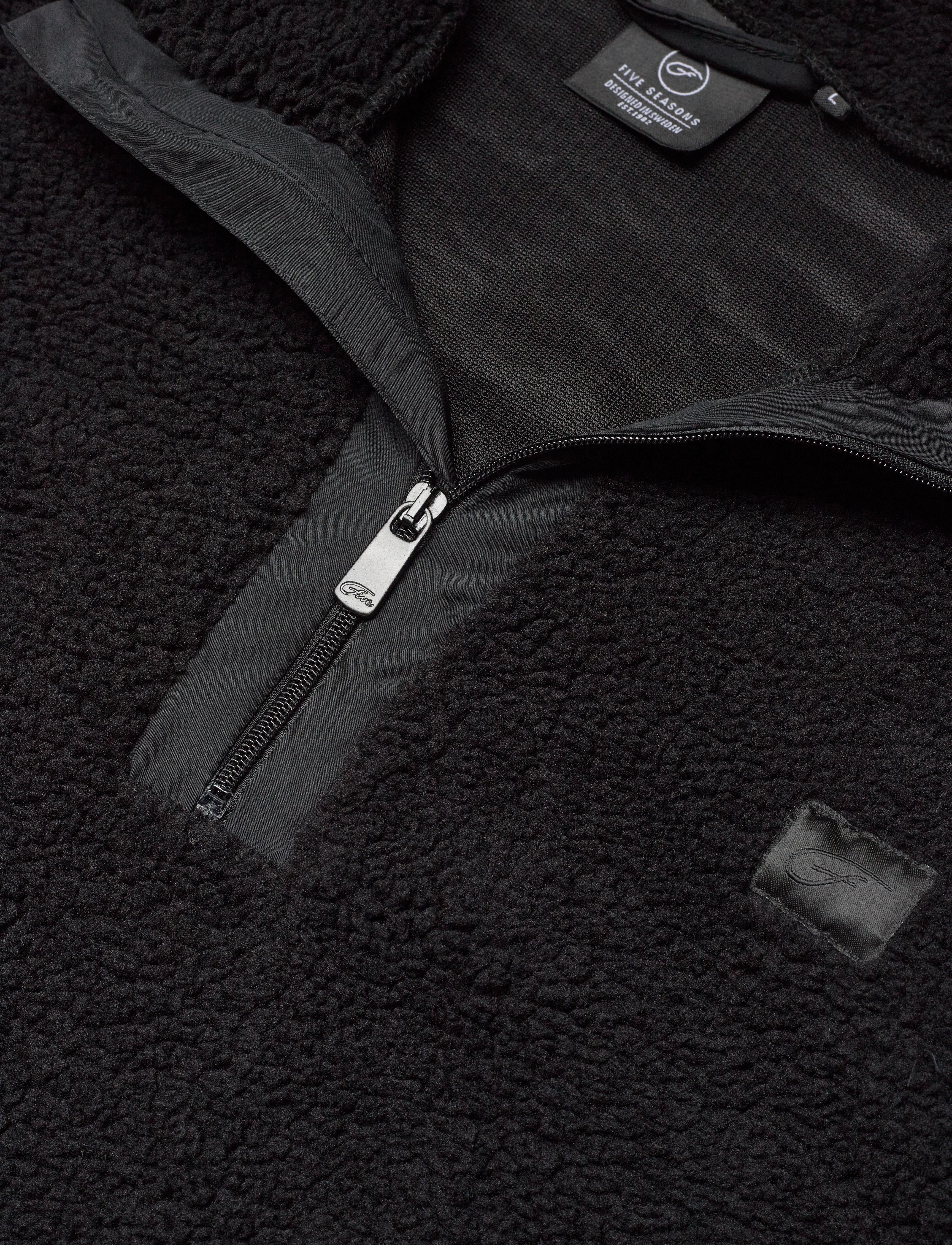 Five Seasons - RIMSTIGEN HALF ZIP M - black - 2
