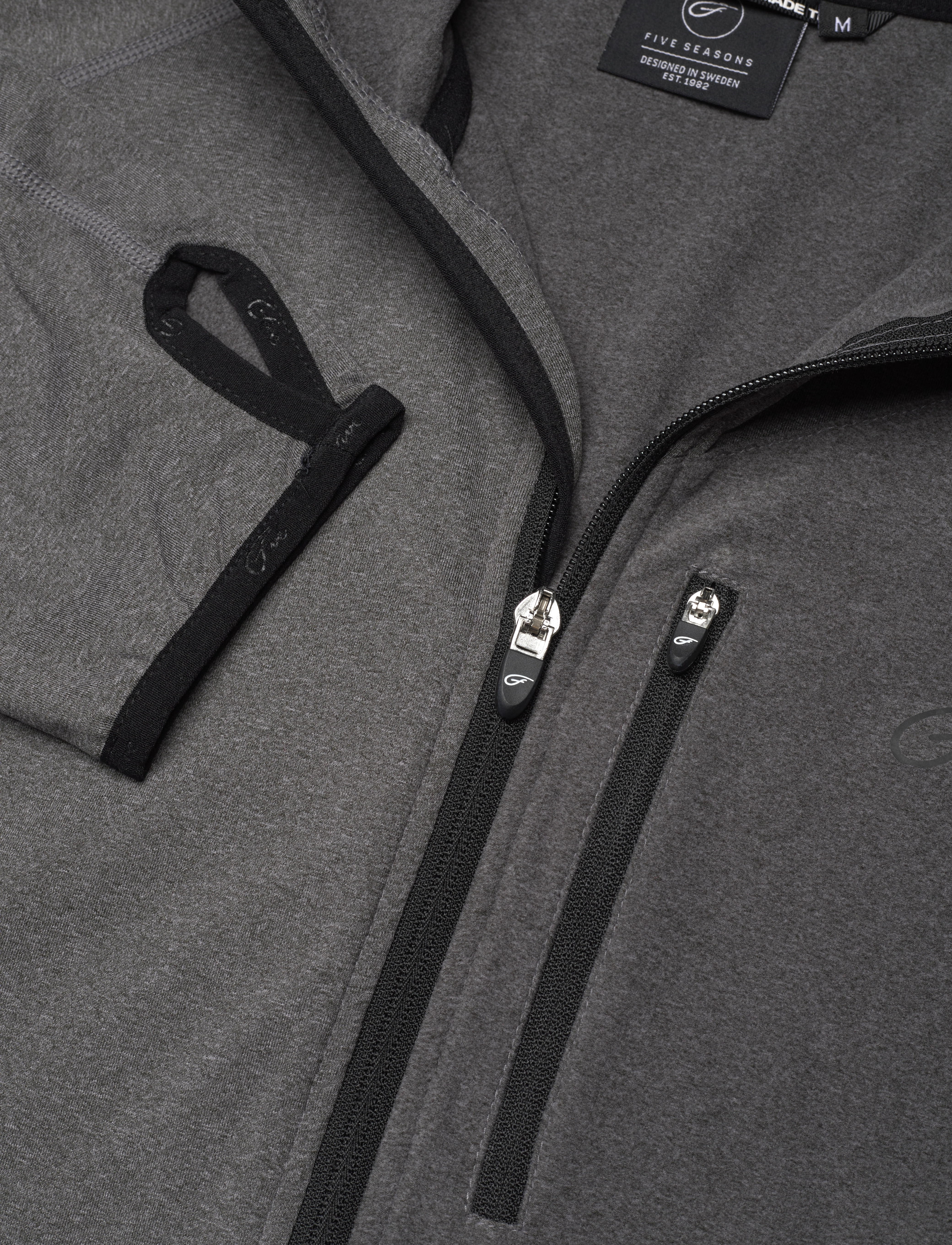 Five Seasons - MURRIN JKT M - black melange - 5
