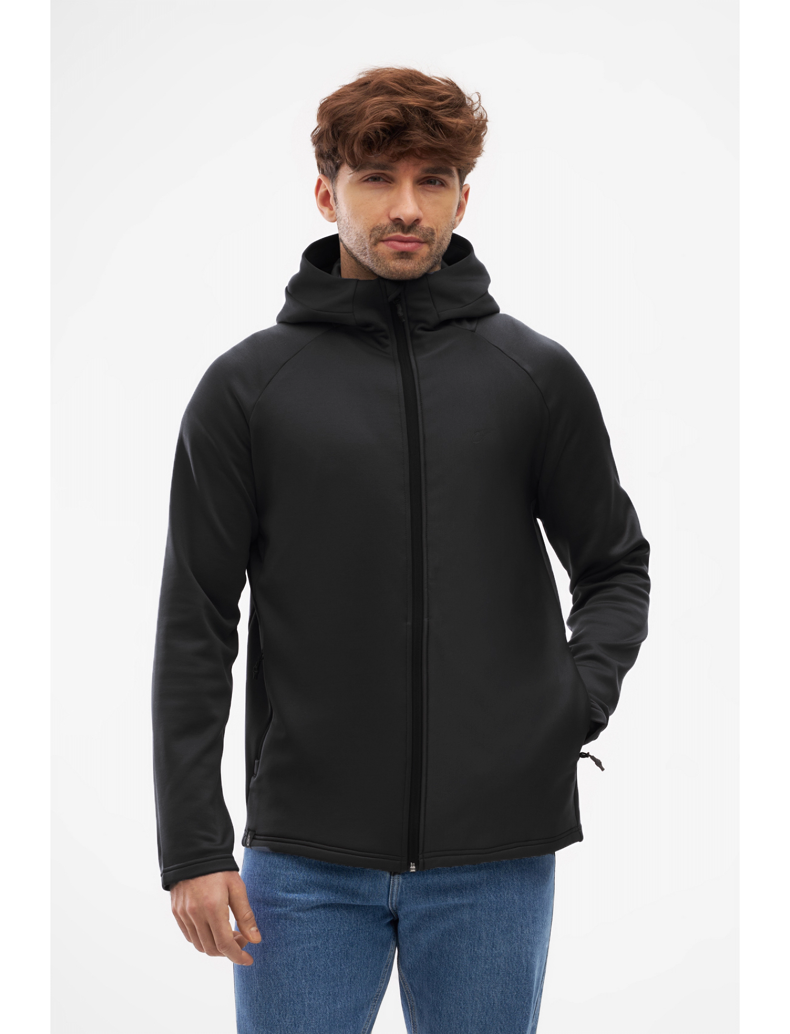 Five Seasons SUNNE HOOD JKT M - Dressipluusid - BLACK / black