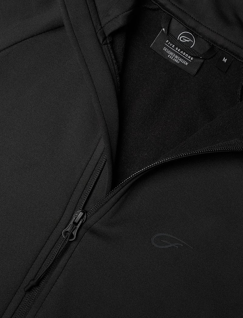Five Seasons - SUNNE ZIP JKT M - fleece & mellanlager - black - 2