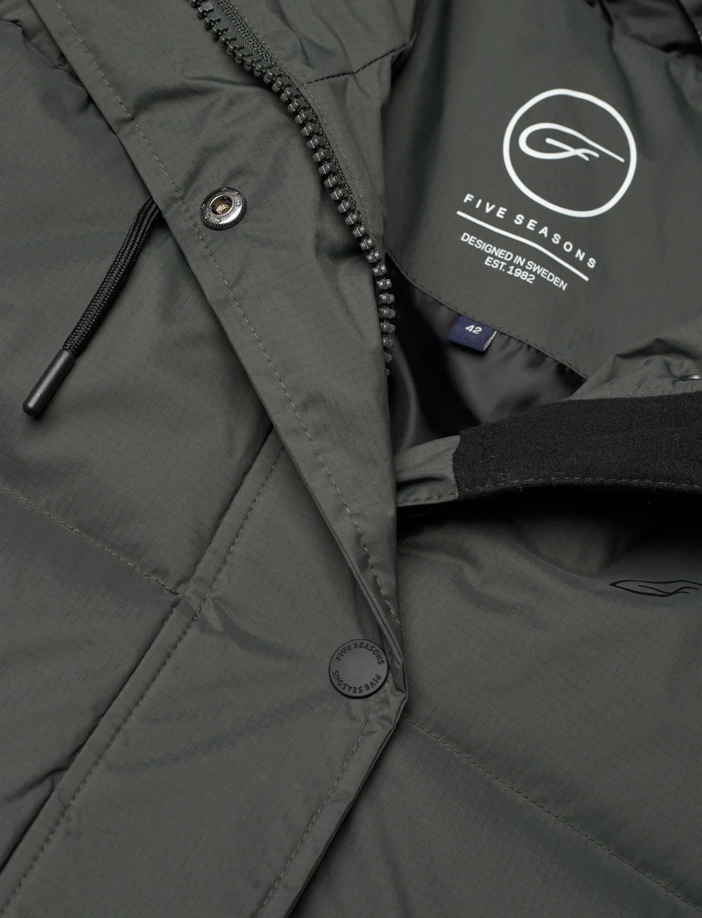 Five Seasons - NORDKAP JKT W - down jackets - green forest - 2